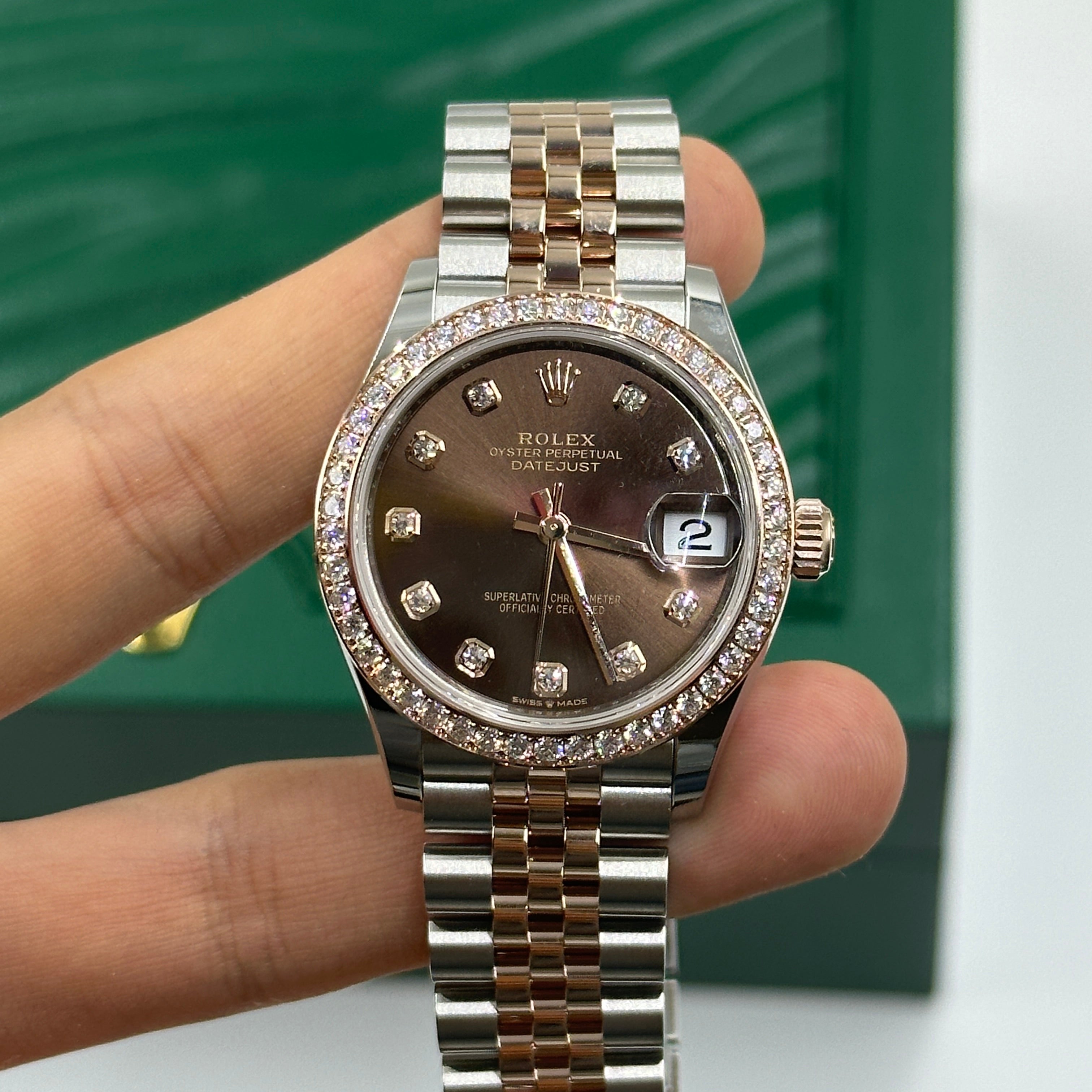 Rolex Datejust 31 278381RBR G Chocolate Jubilee 2025