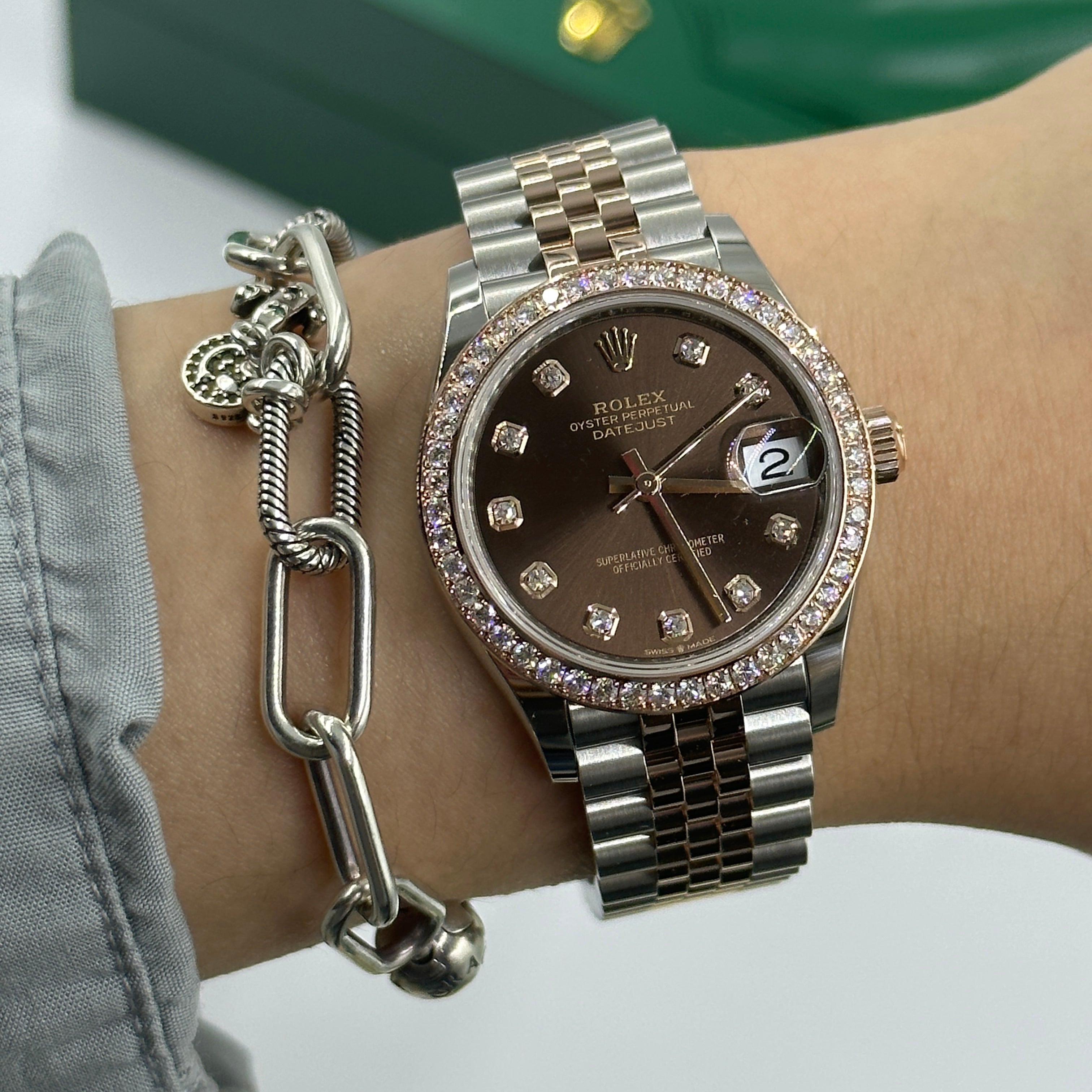 Rolex Datejust 31 278381RBR G Chocolate Jubilee 2025