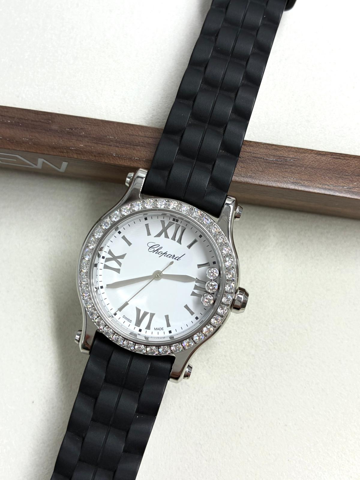 Chopard Happy Sport 30mm 278590-3003 White With Diamond Set (Stainless Steel Bezel) 2025