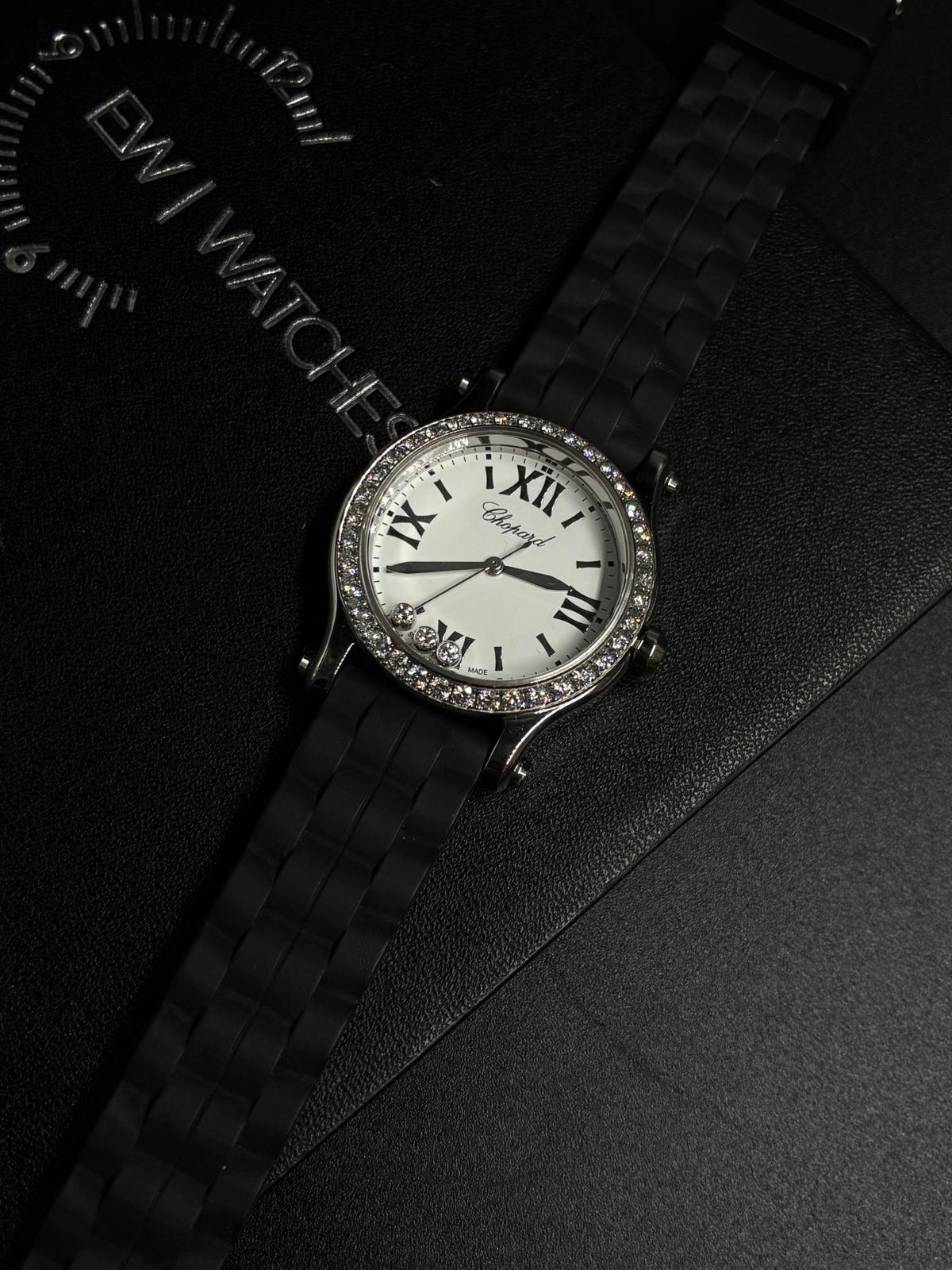 Chopard Happy Sport 30mm 278590-3003 White With Diamond Set (Stainless Steel Bezel) 2025