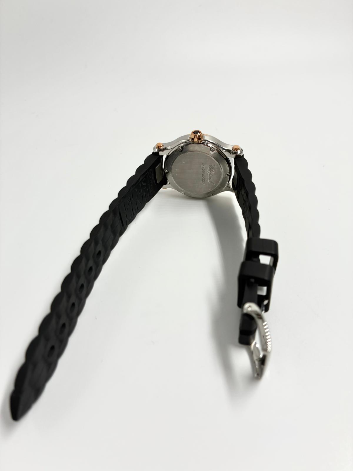 Chopard Happy Sport 30mm 278590-6003 White With Diamond Set (Rose Gold Bezel) 2025