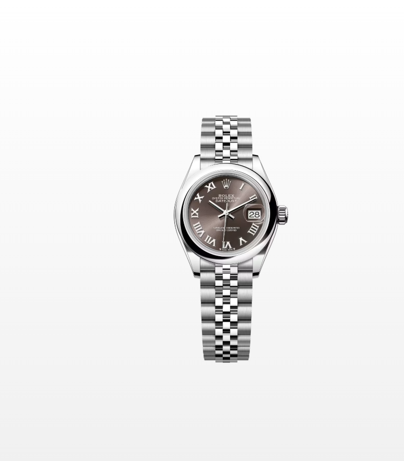 Rolex Lady-Datejust 28 279160 Grey Roman Jubilee