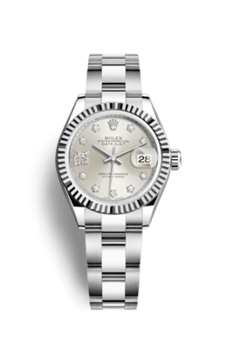 Rolex Lady-Datejust 28 279174 Silver Star Diamond Oyster