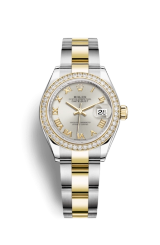 Rolex Lady-Datejust 28 279383RBR Silver Roman Oyster