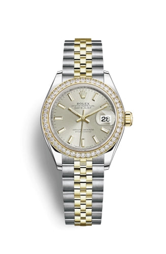 Rolex Lady-Datejust 28 279383RBR Silver Index Jubilee