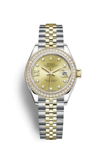 Rolex Lady-Datejust 28 m279383RBR-0021 Champagne Star Jubilee 2025