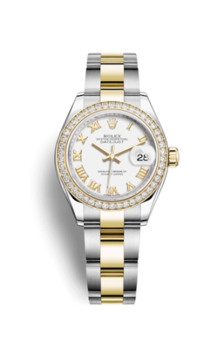 Rolex Lady-Datejust 28 279383RBR White Roman Oyster