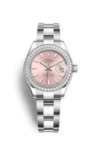 Rolex Lady-Datejust 28 279384RBR Pink Index Oyster