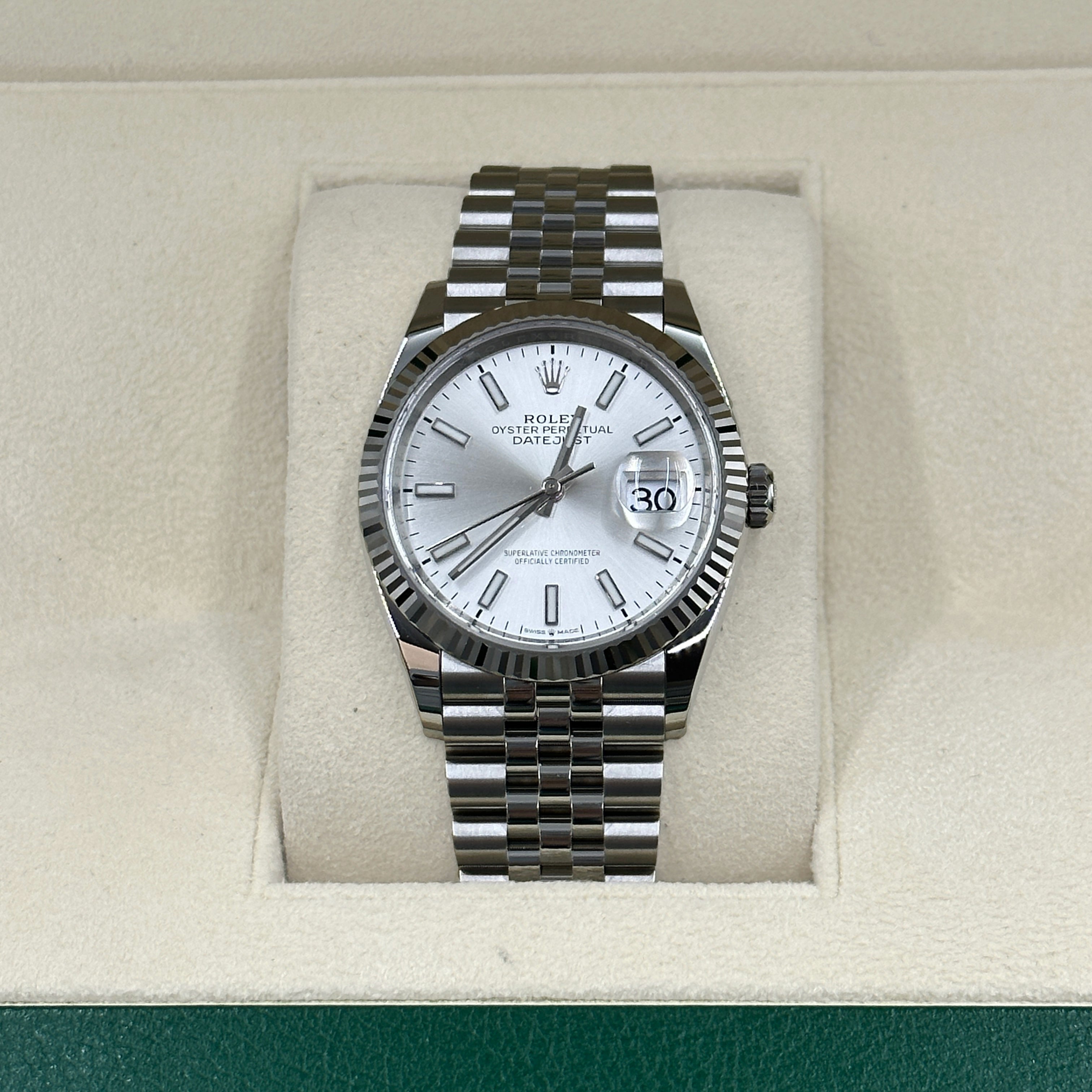 Rolex Datejust 36 126234 Silver Index Jubilee 2025 – EW Watches