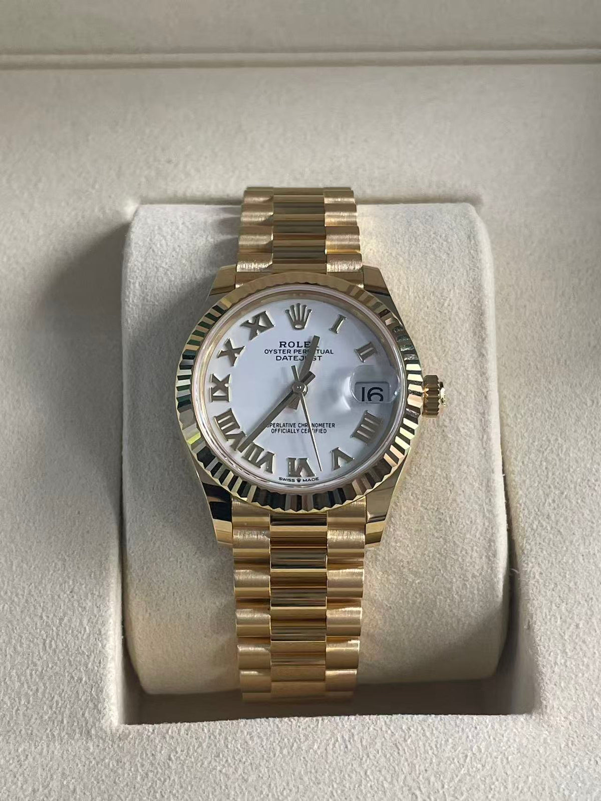 Rolex Datejust 31 278278 White Roman 2026