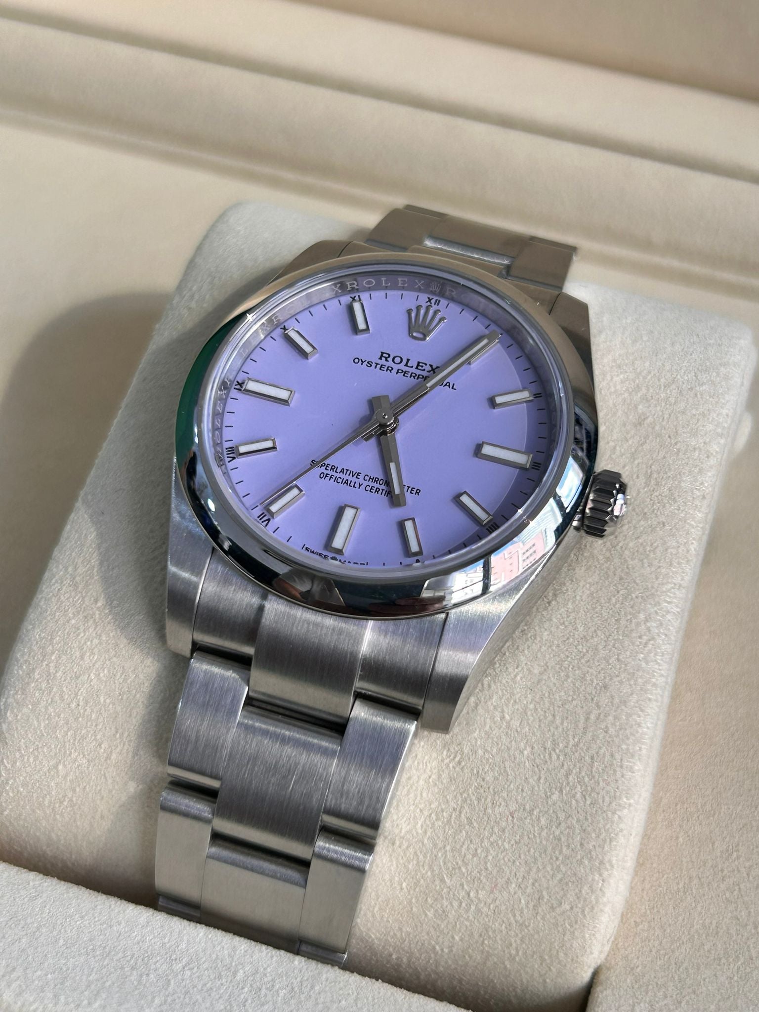 ROLEX Oyster Perpetual 34 124200LAVANDER