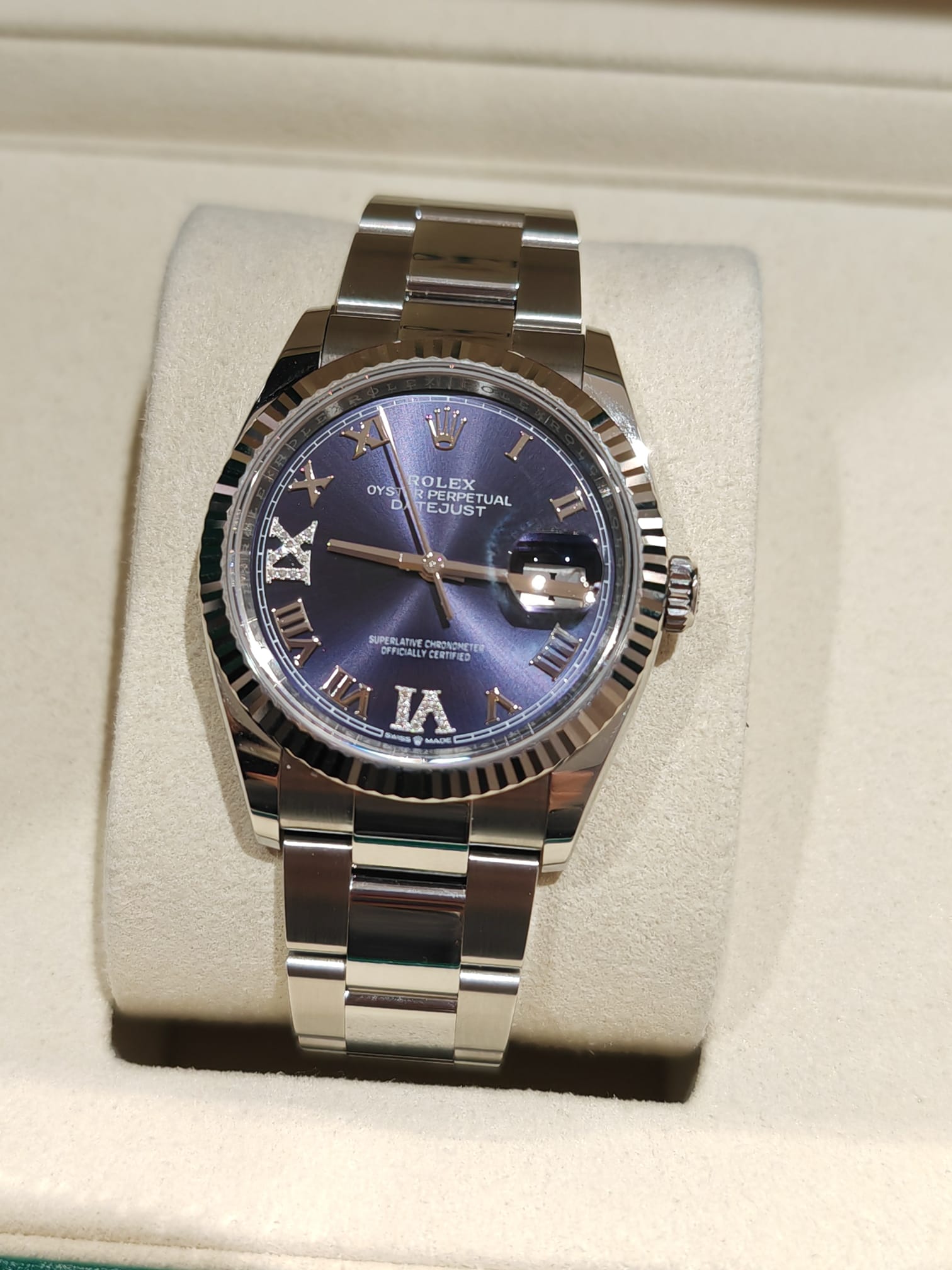 Rolex Datejust 36 126234 Purple VIIX Oyster 2025 – EW Watches