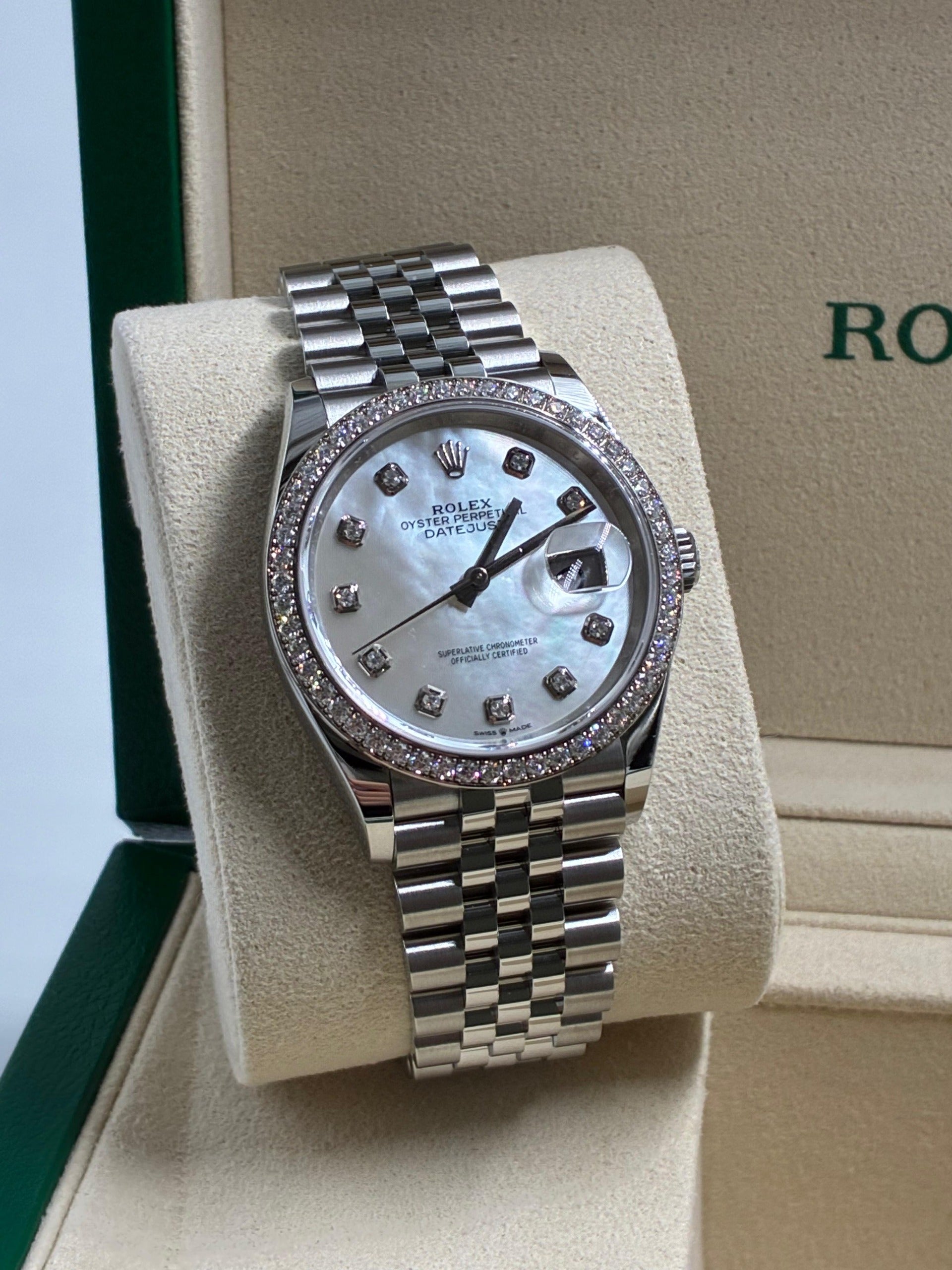 Rolex Datejust 36 126284RBR NG WHITE JUB