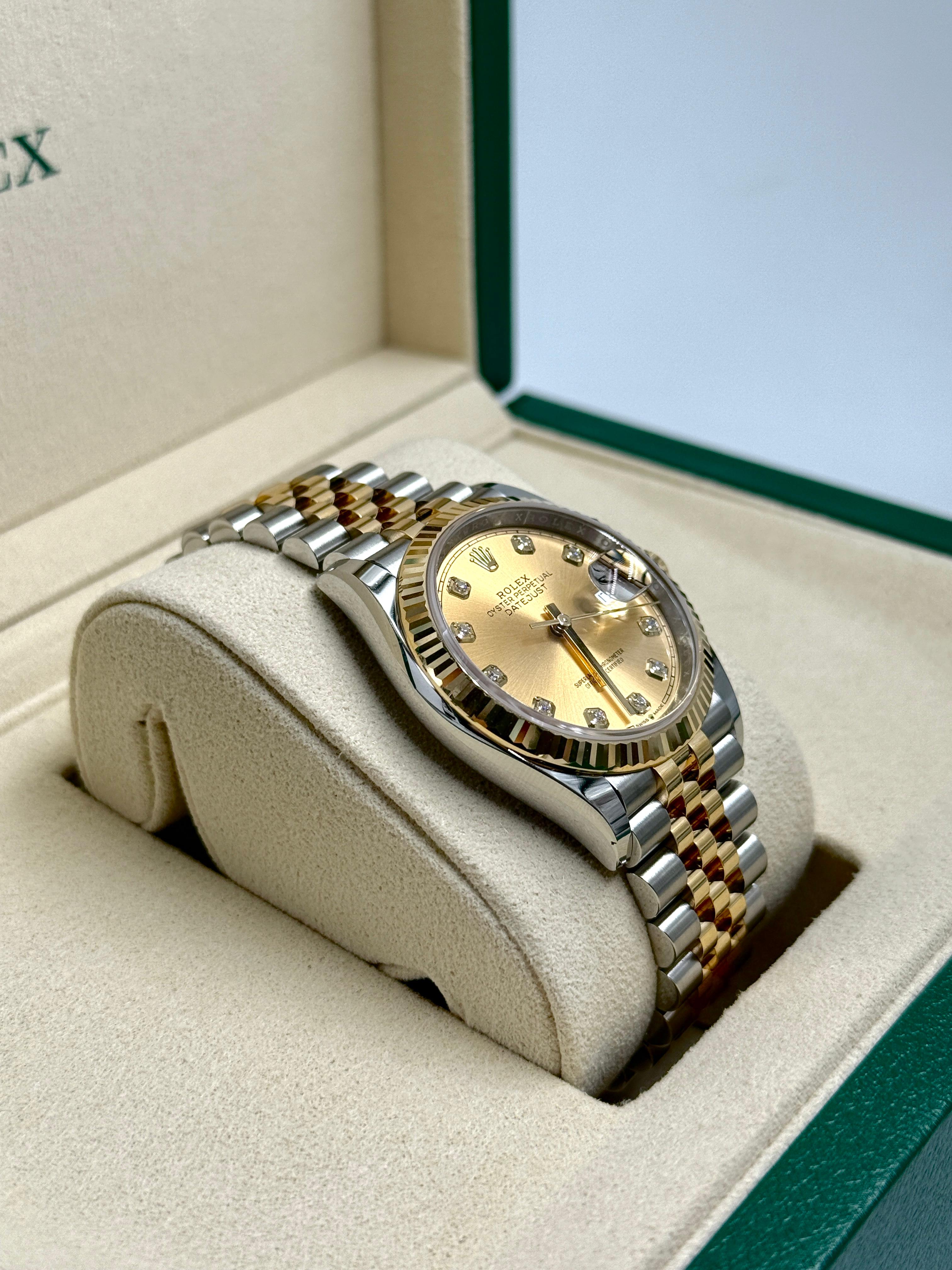 Rolex Datejust 36 126233G Champ Jubilee 2025