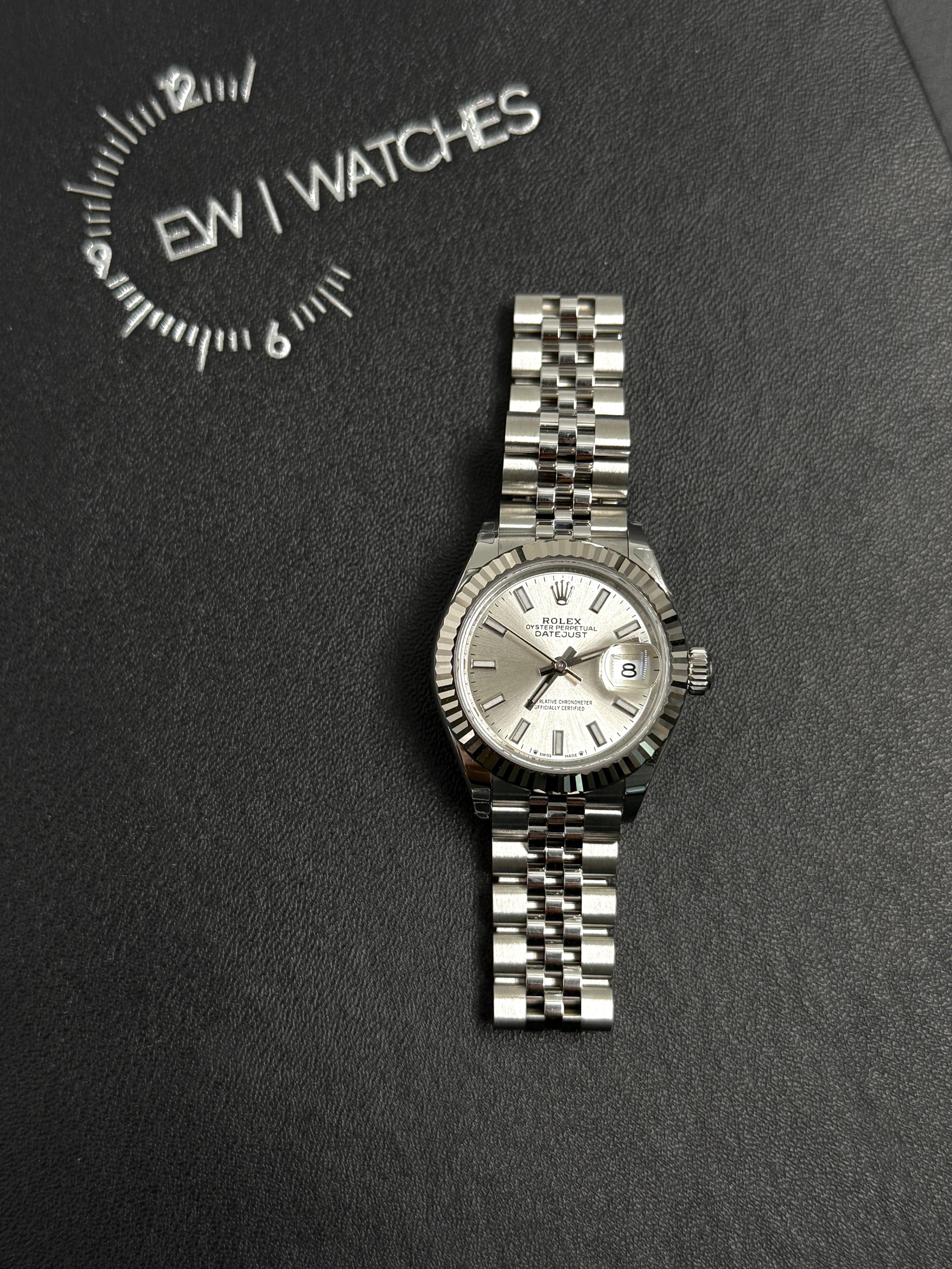 Rolex Lady-Datejust 279174 Silver Index Jubilee 2025