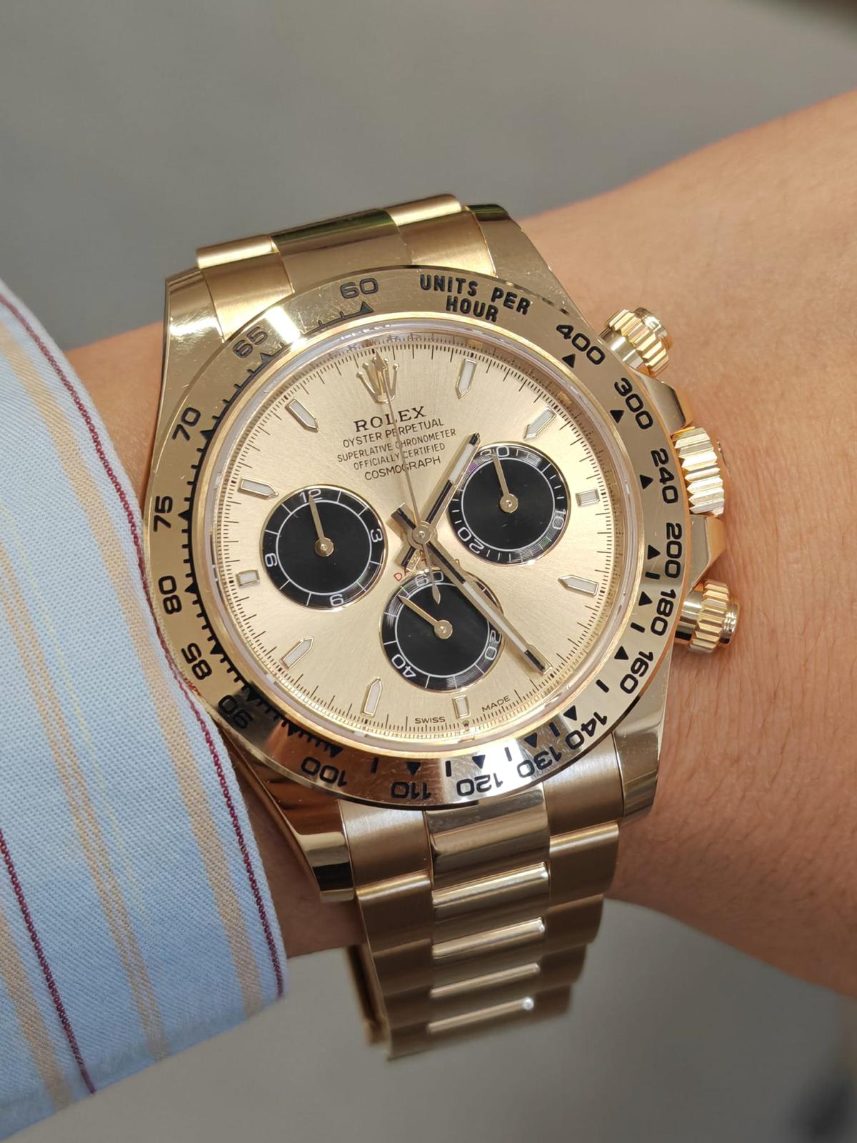 Rolex Cosmograph Daytona 126508 Golden and bright black