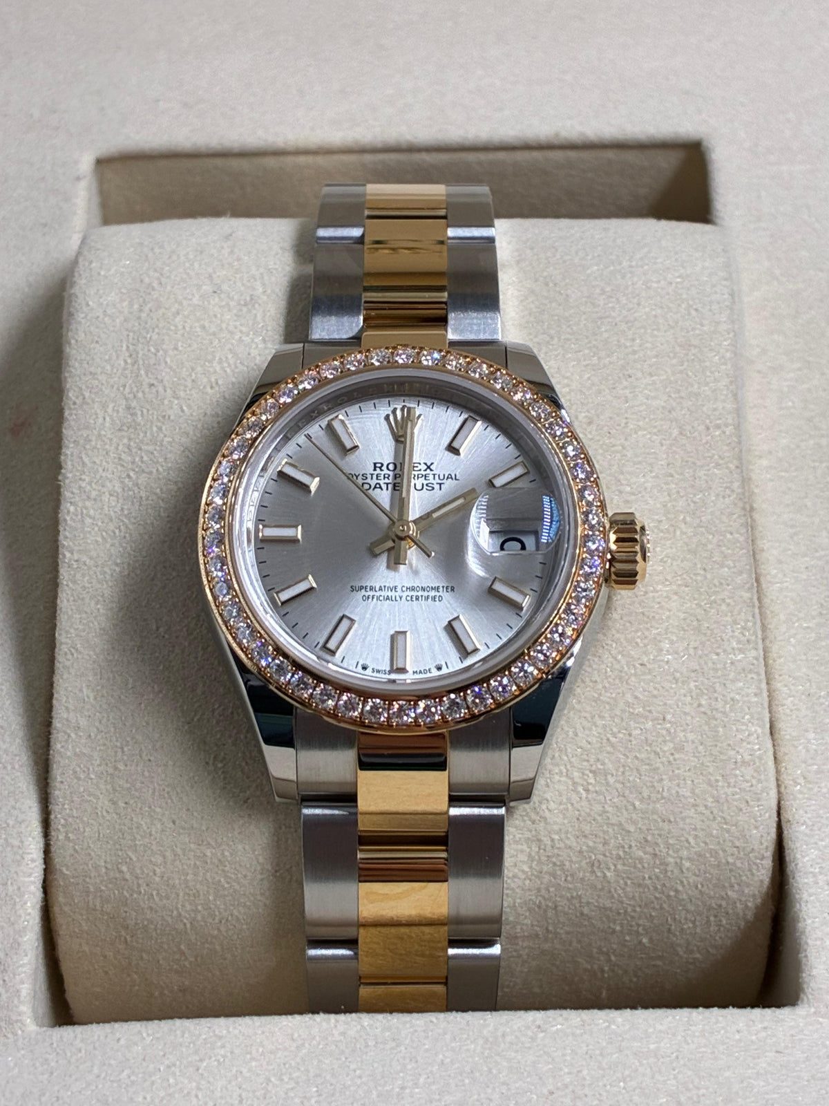 Rolex Lady-Datejust 28 m279383RBR-0018 Silver Index Oyster 2026