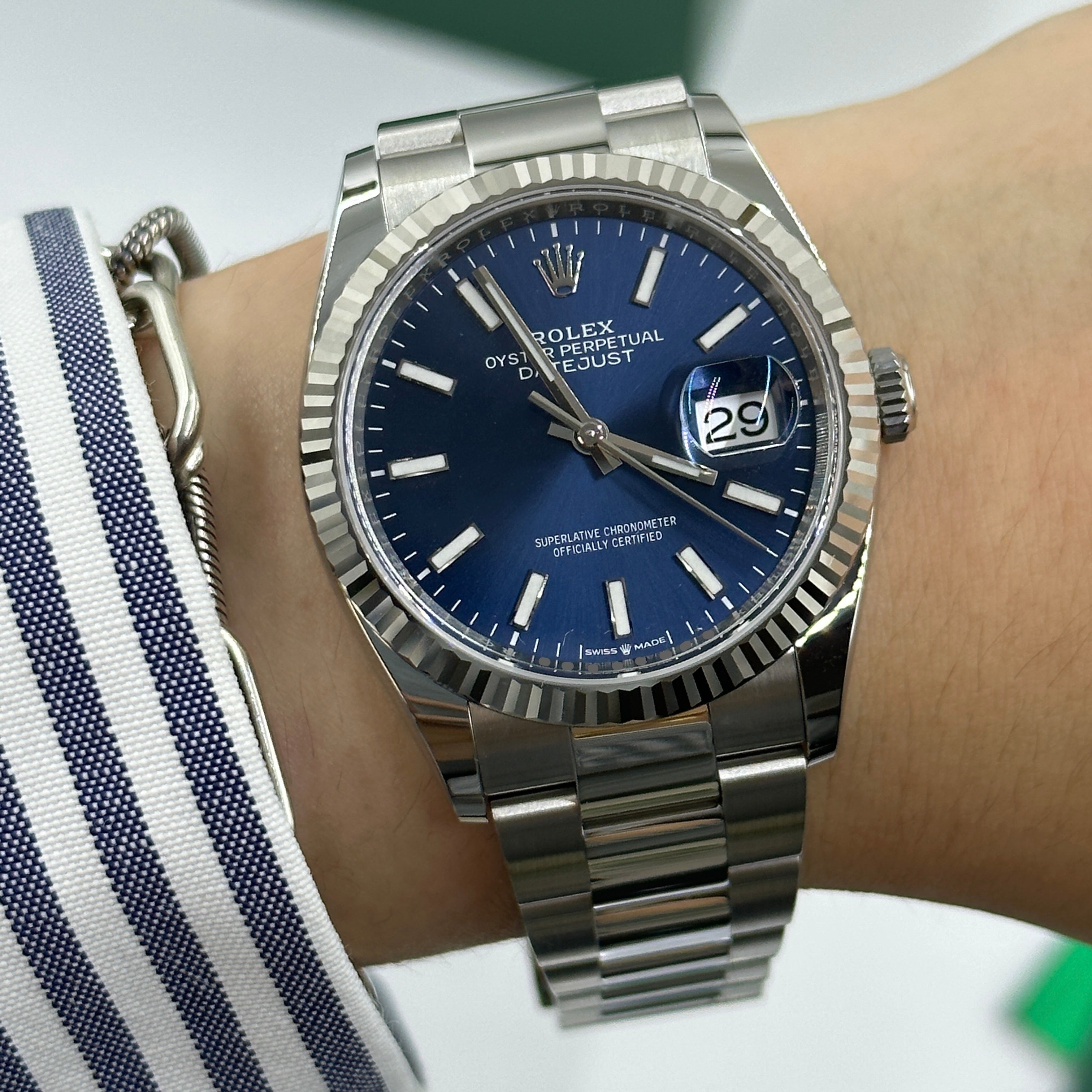 Rolex Datejust 36 126234 Blue Index Oyster 2025