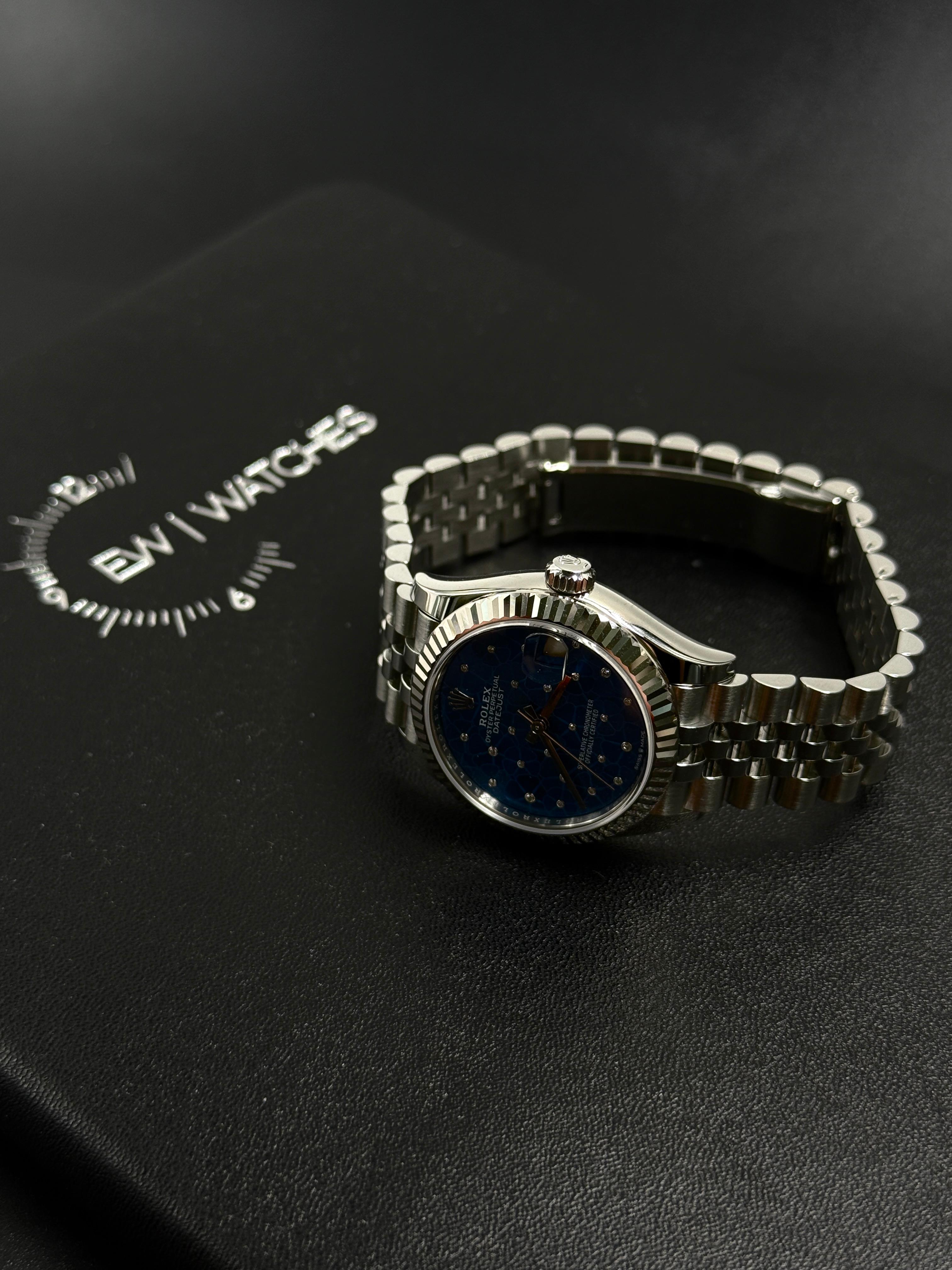 Rolex Datejust 31 278274 Blue Floral Jubilee 2025