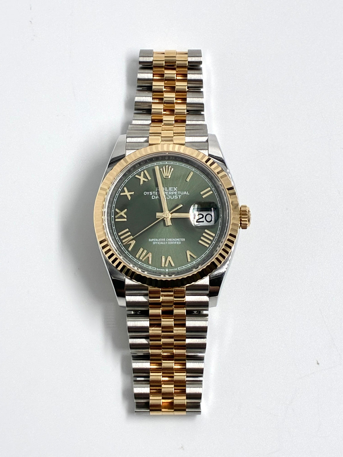 Rolex Datejust 36 126233 NEW GREEN ROMAN JUB 2026