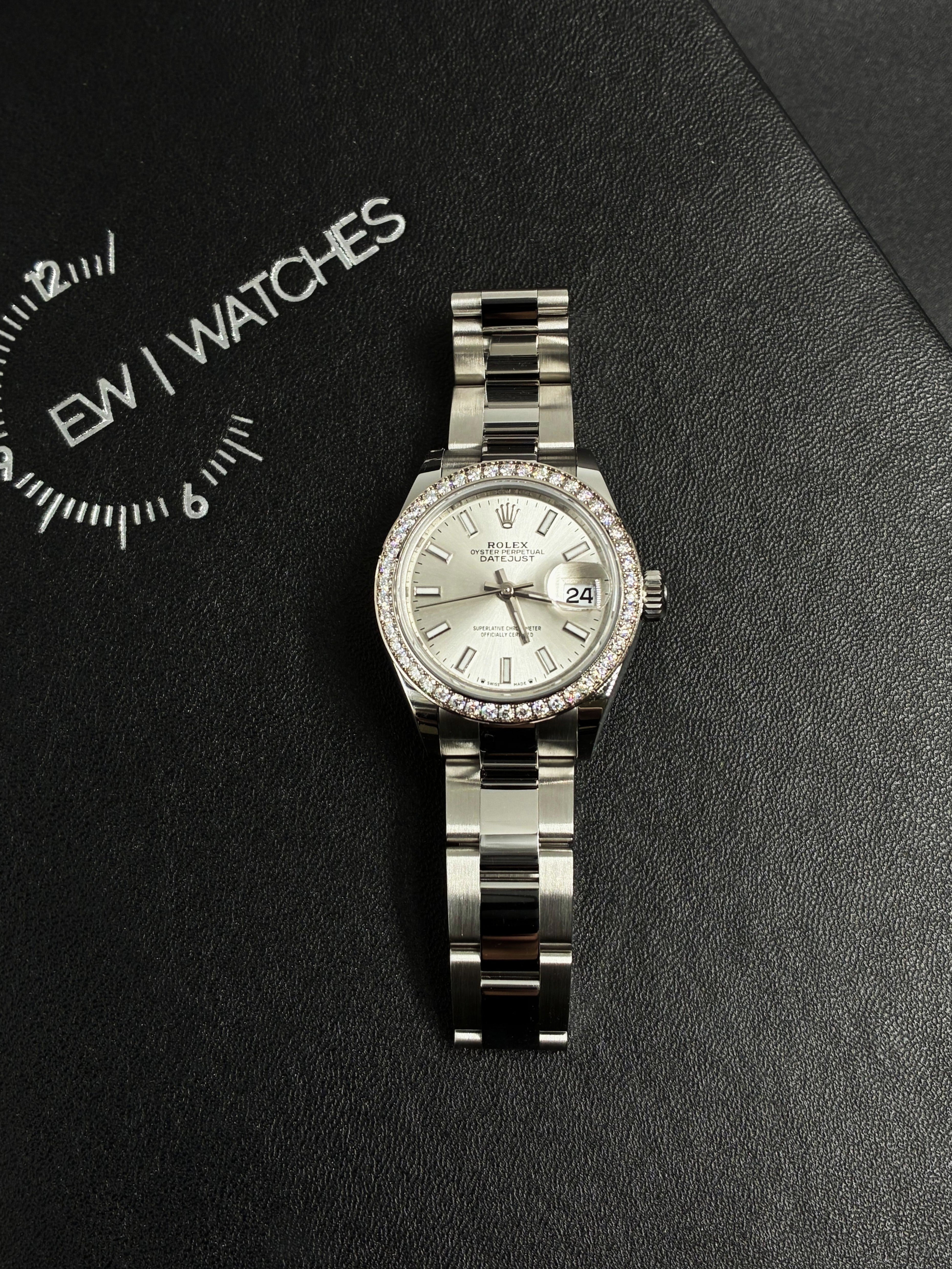 Rolex Lady-Datejust 279384RBR Silver Oyster