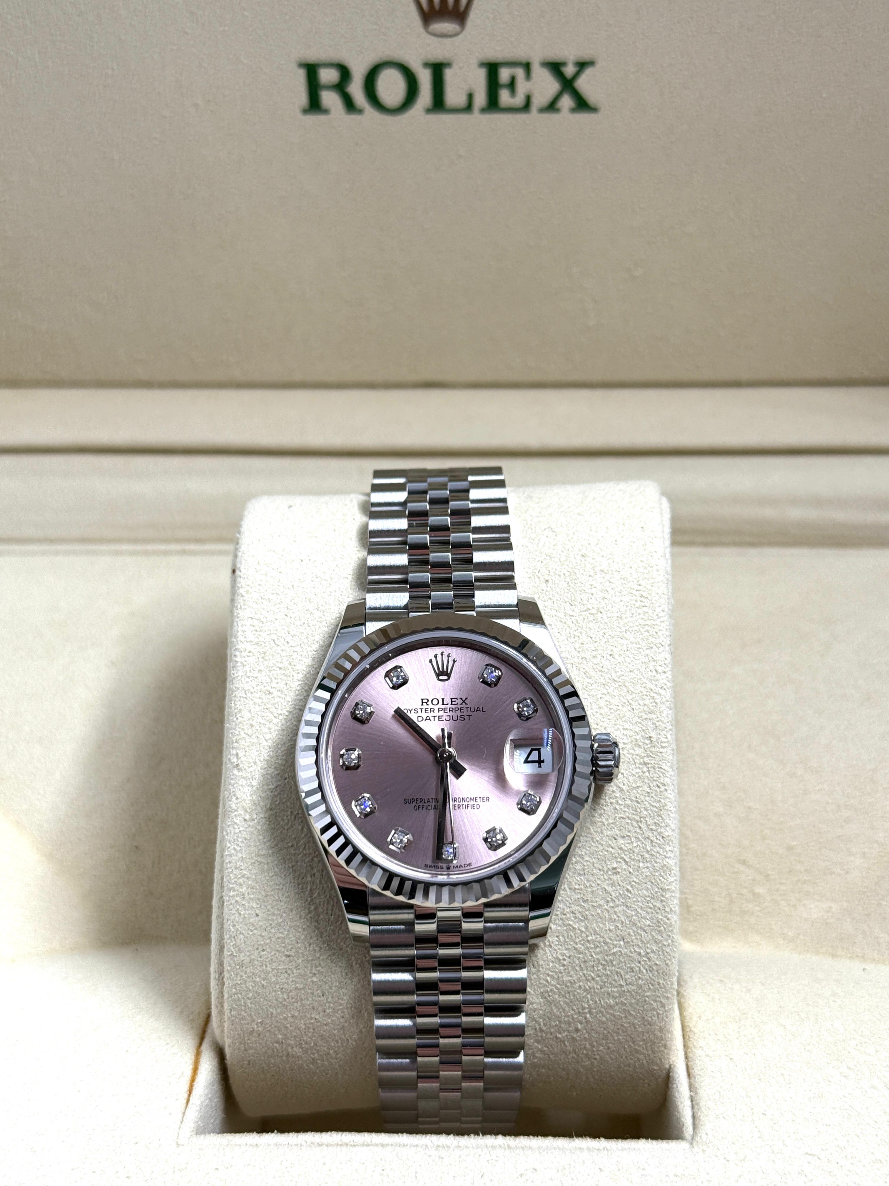 Rolex Datejust 31mm 278274G Pink Index JUB