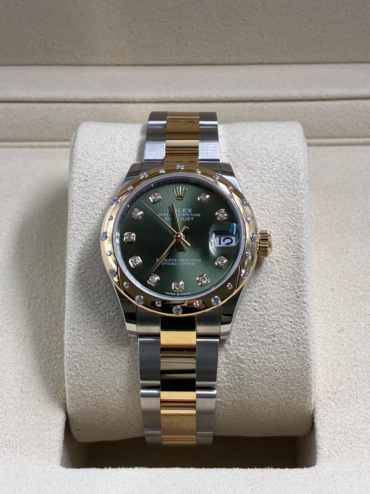Rolex Datejust 31 278343G GREEN OYS