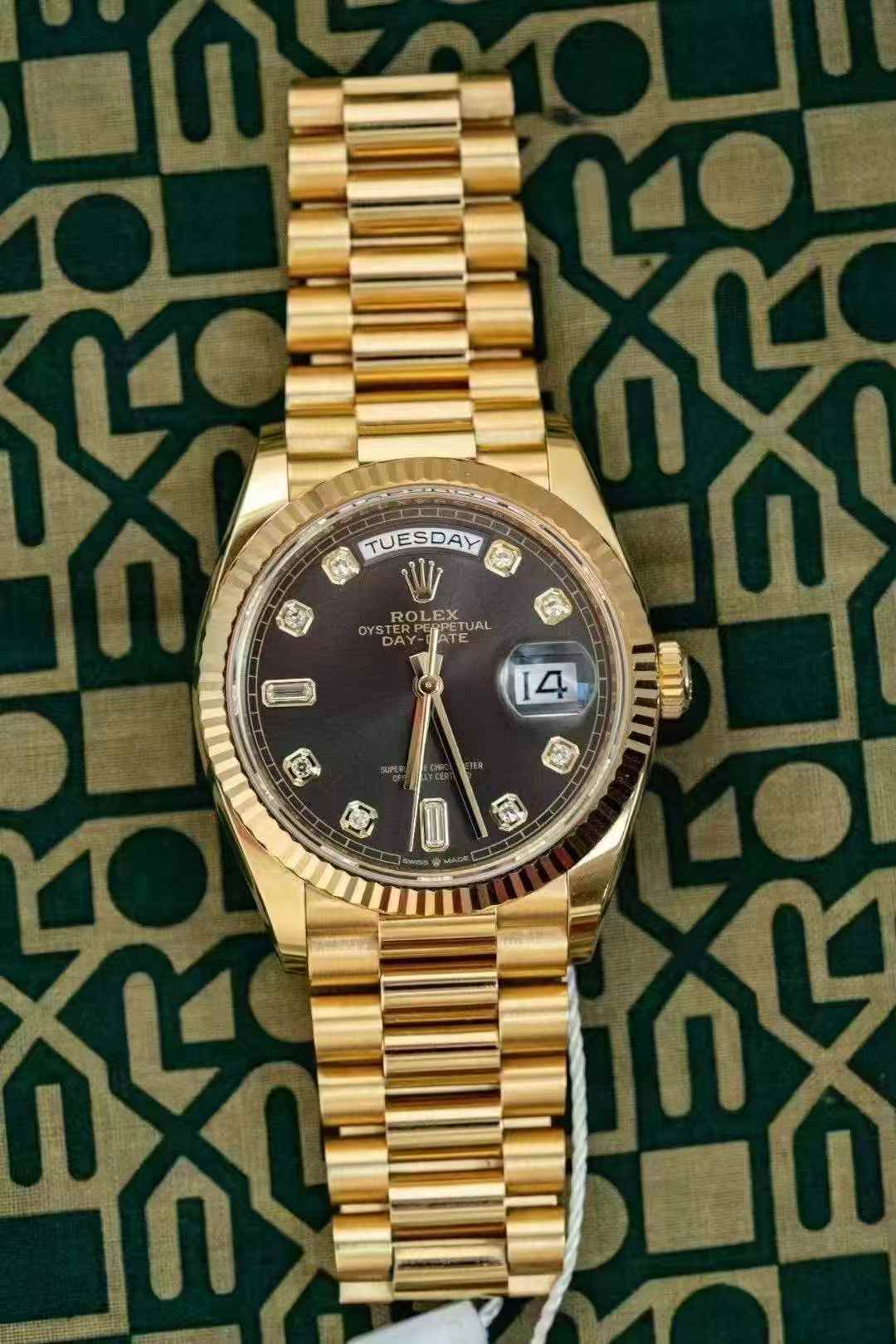 Rolex Day-Date 36 128238 Grey 2022 Full Set