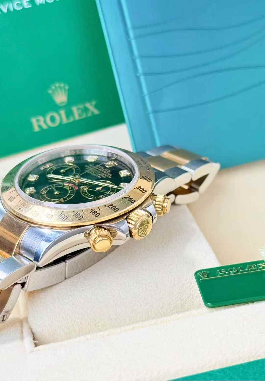 Rolex 116523 black diamond oyster 10.5 links