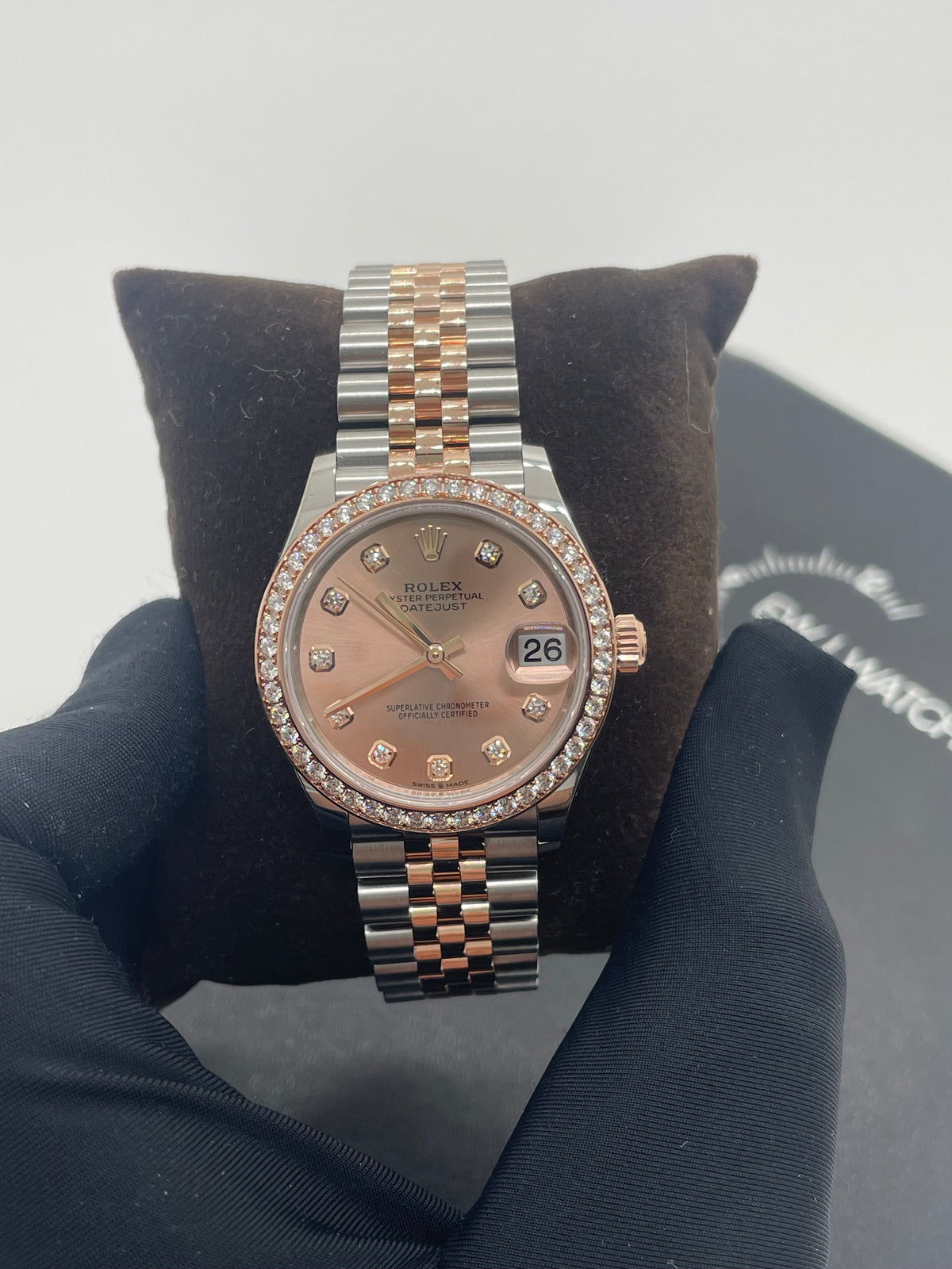 Rolex Datejust 31 278381RBR Pink Index Jubilee