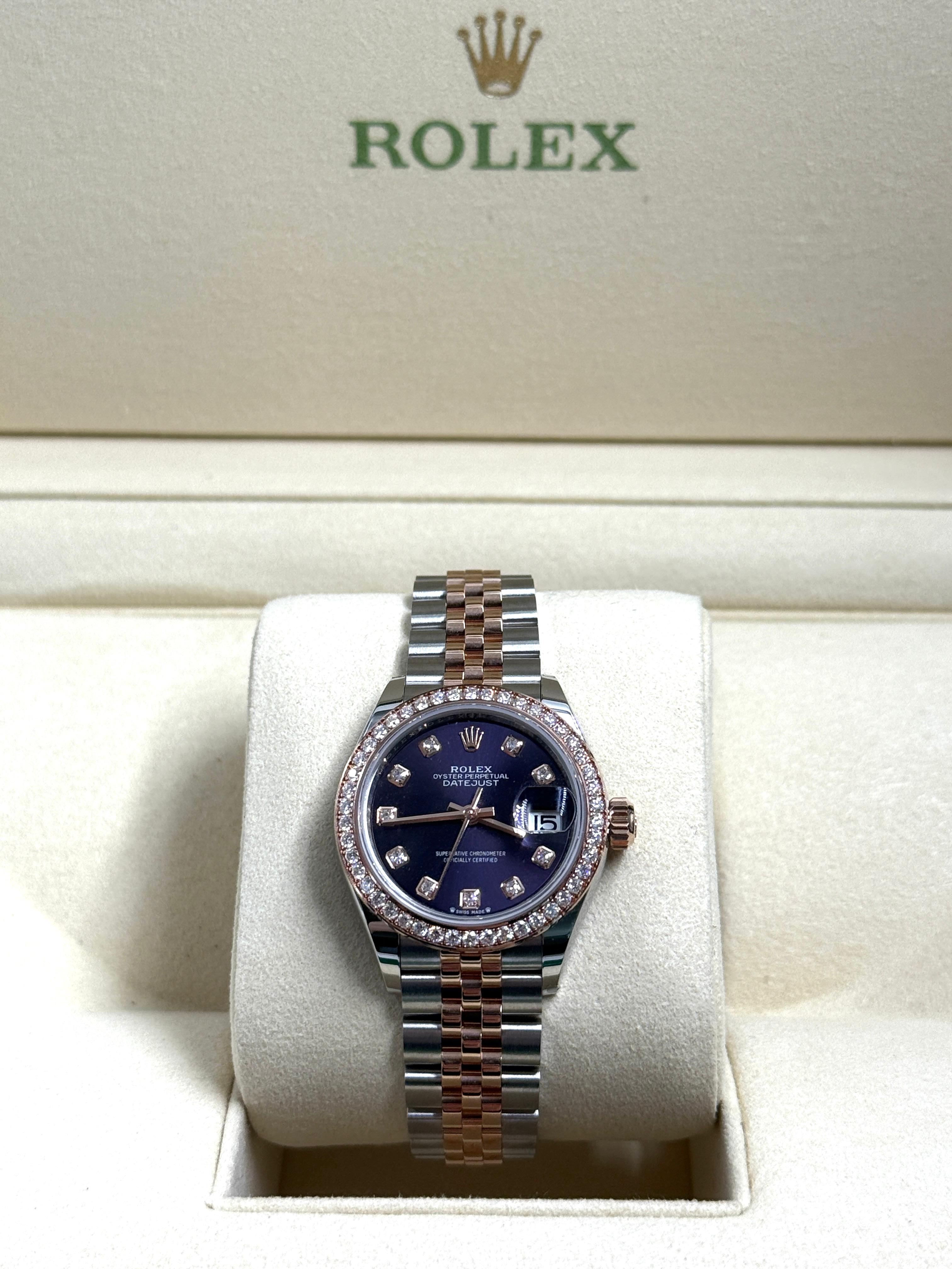 Rolex Lady-Datejust 279381RBR G Purple Jubilee