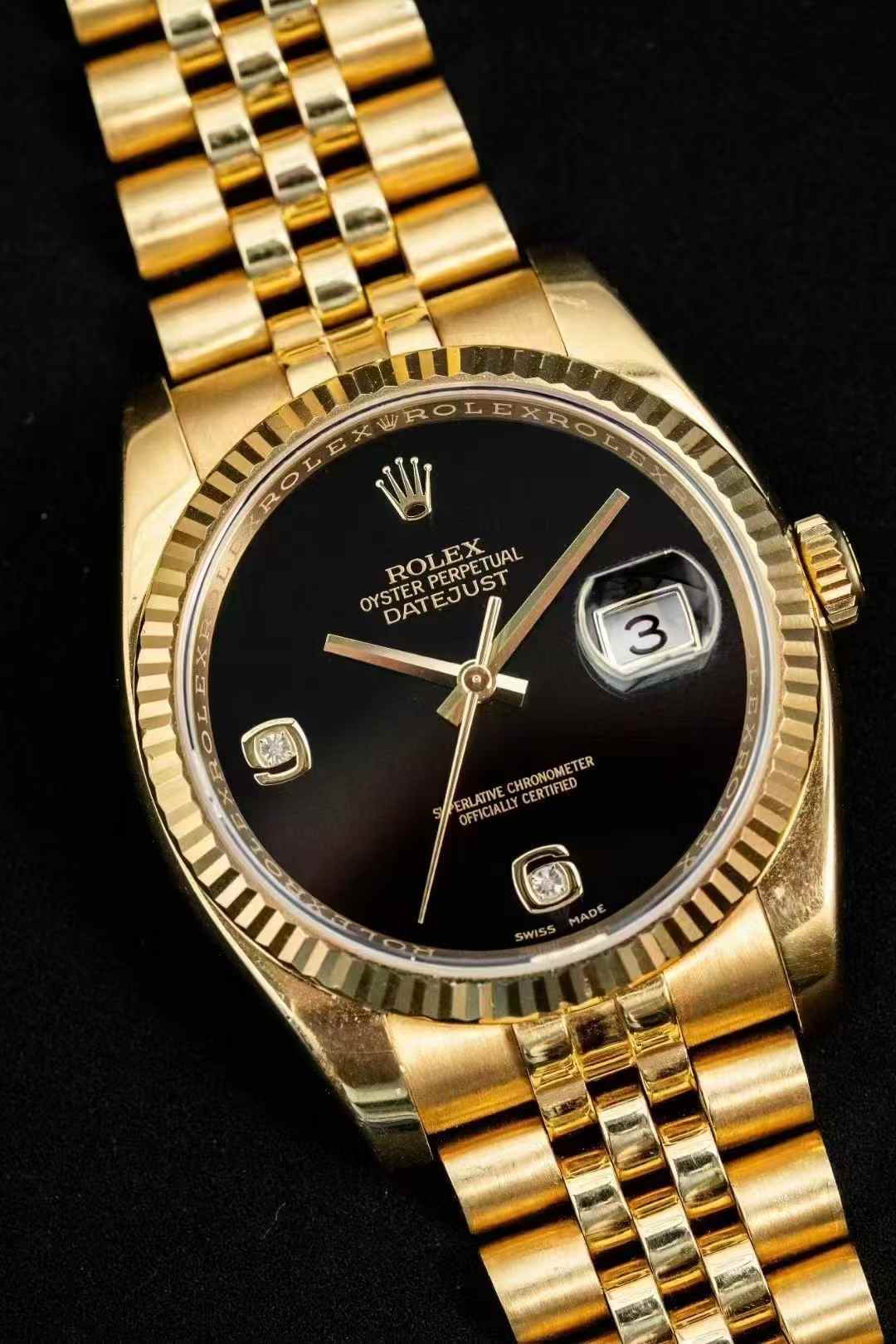 Rolex Datejust 36 116238 Black 2013 Full Set