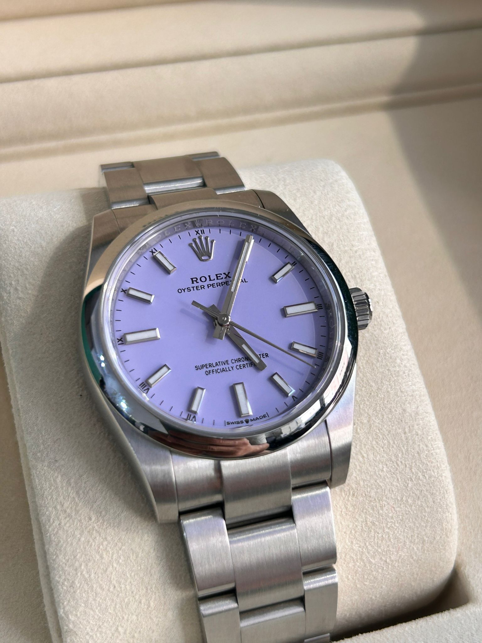 ROLEX Oyster Perpetual 34 124200LAVANDER
