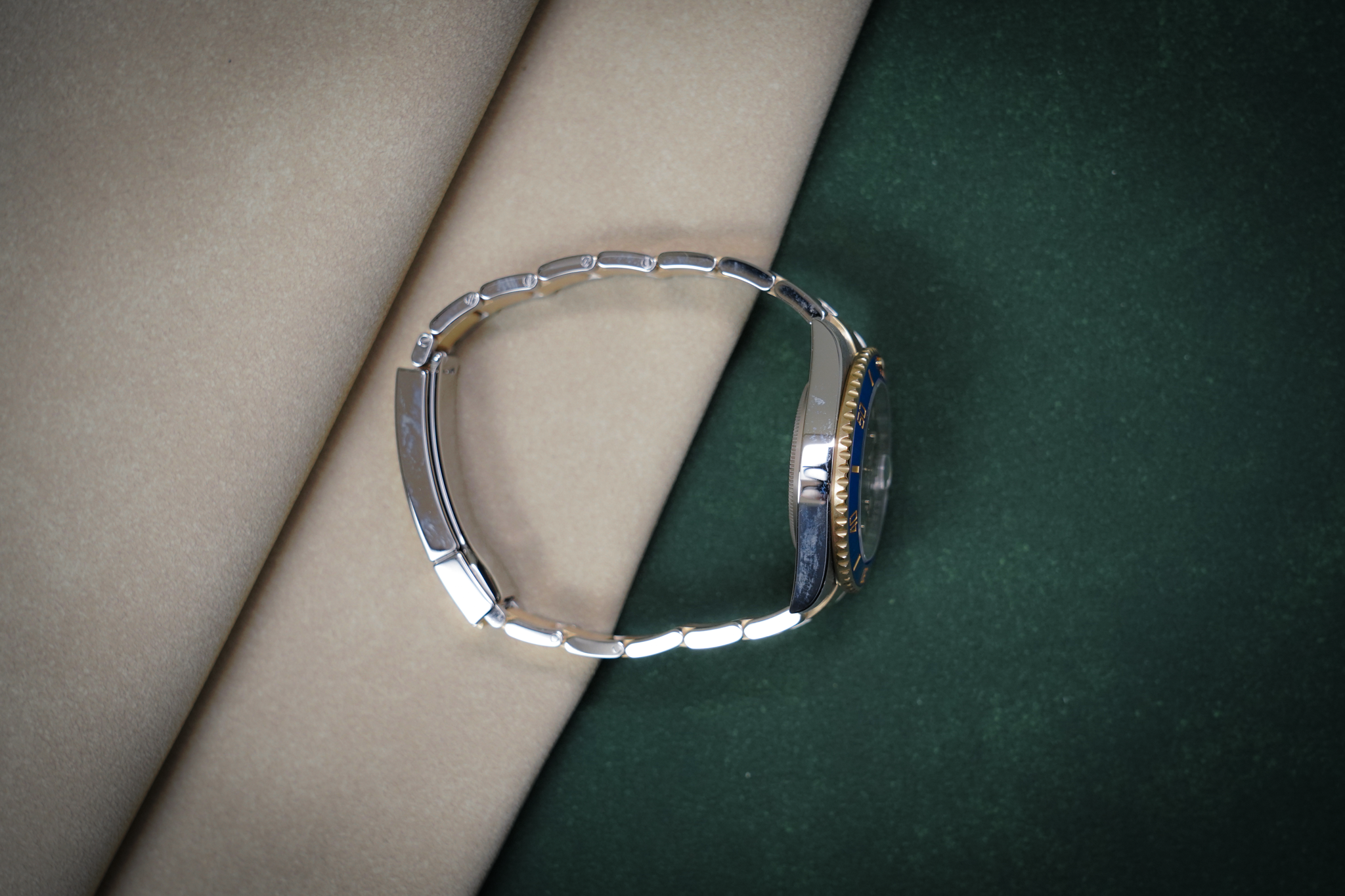 ROLEX 116613lb blue 2018 original paper