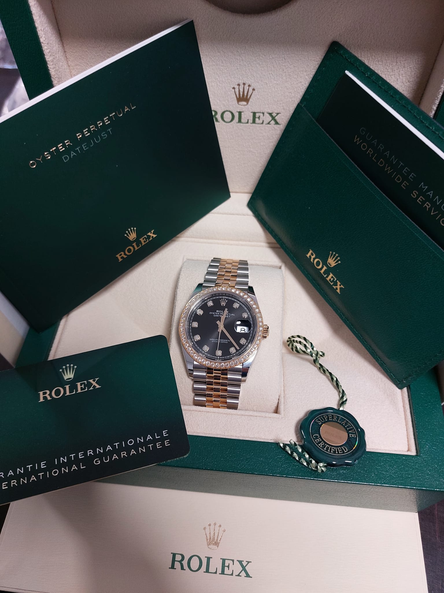 Rolex Datejust 36 126283RBR G Black Jubilee 2025