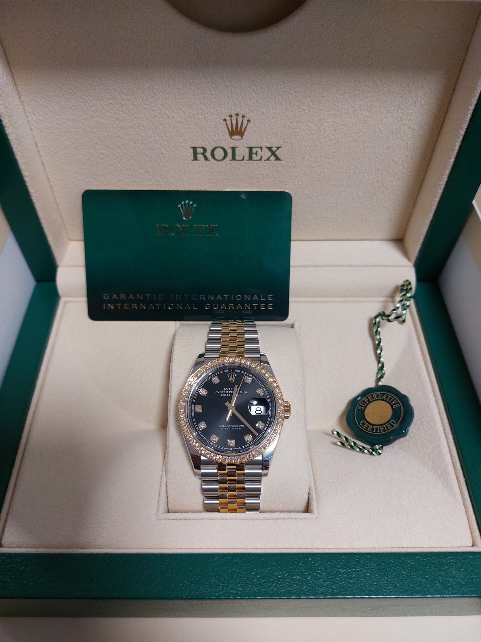 Rolex Datejust 36 126283RBR G Black Jubilee 2025