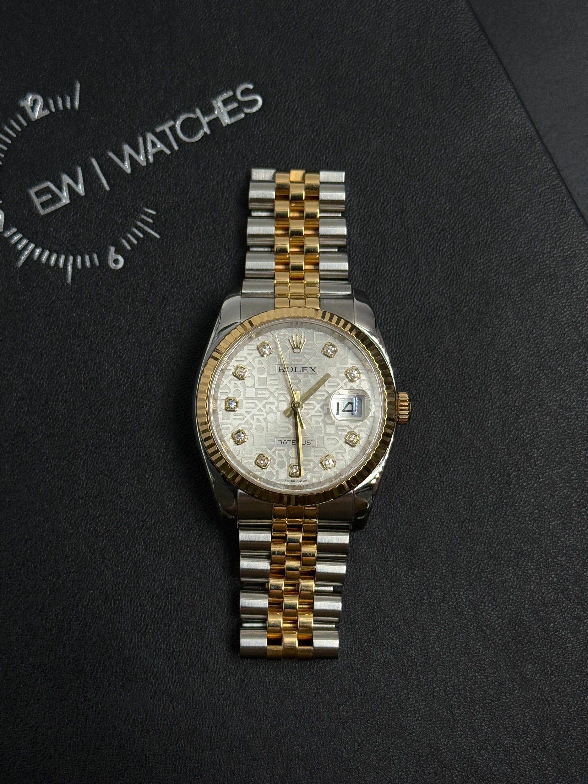 Rolex Datejust 36 116233 White Computer