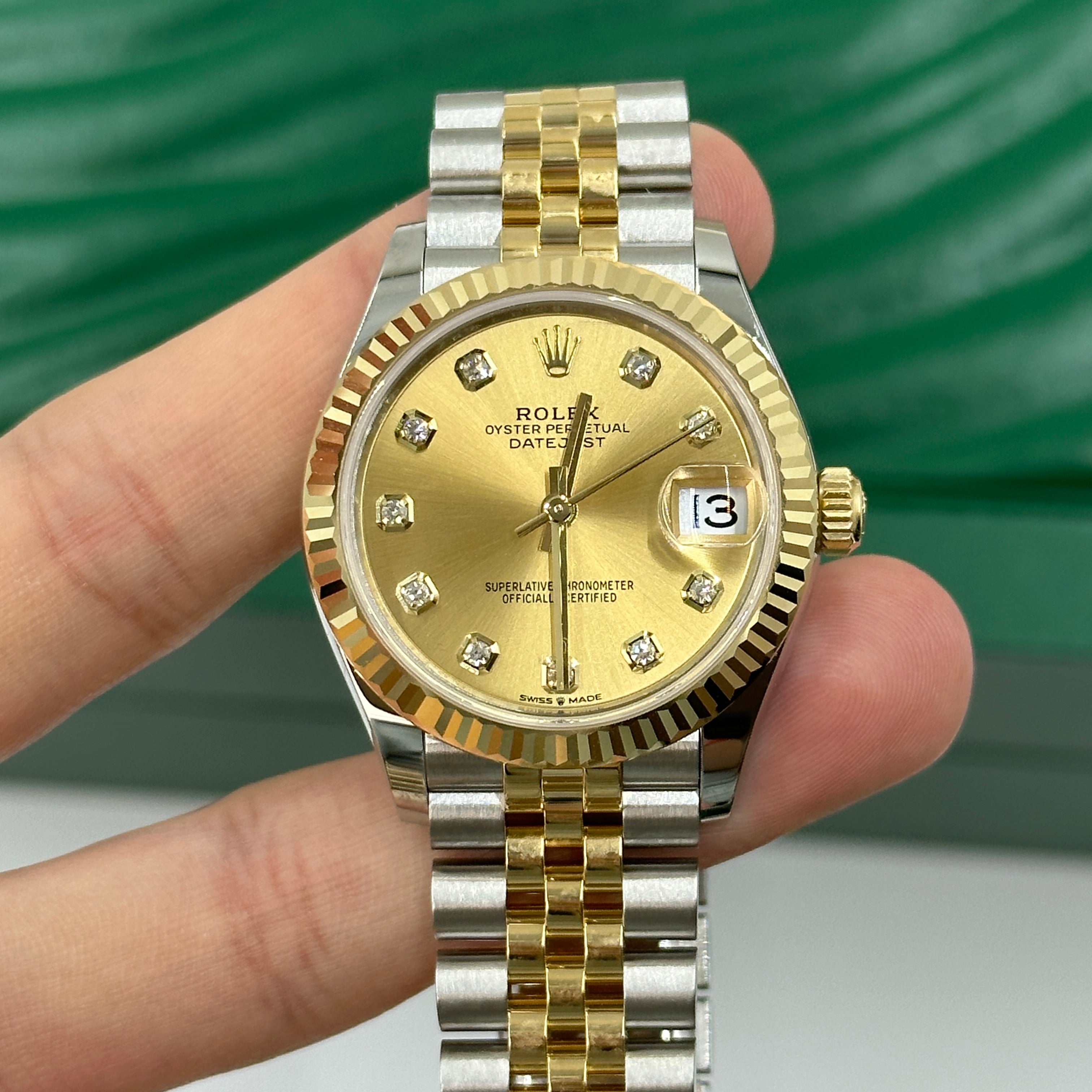 Rolex Datejust 31 278273g Champagne Diamond Jubilee 2025