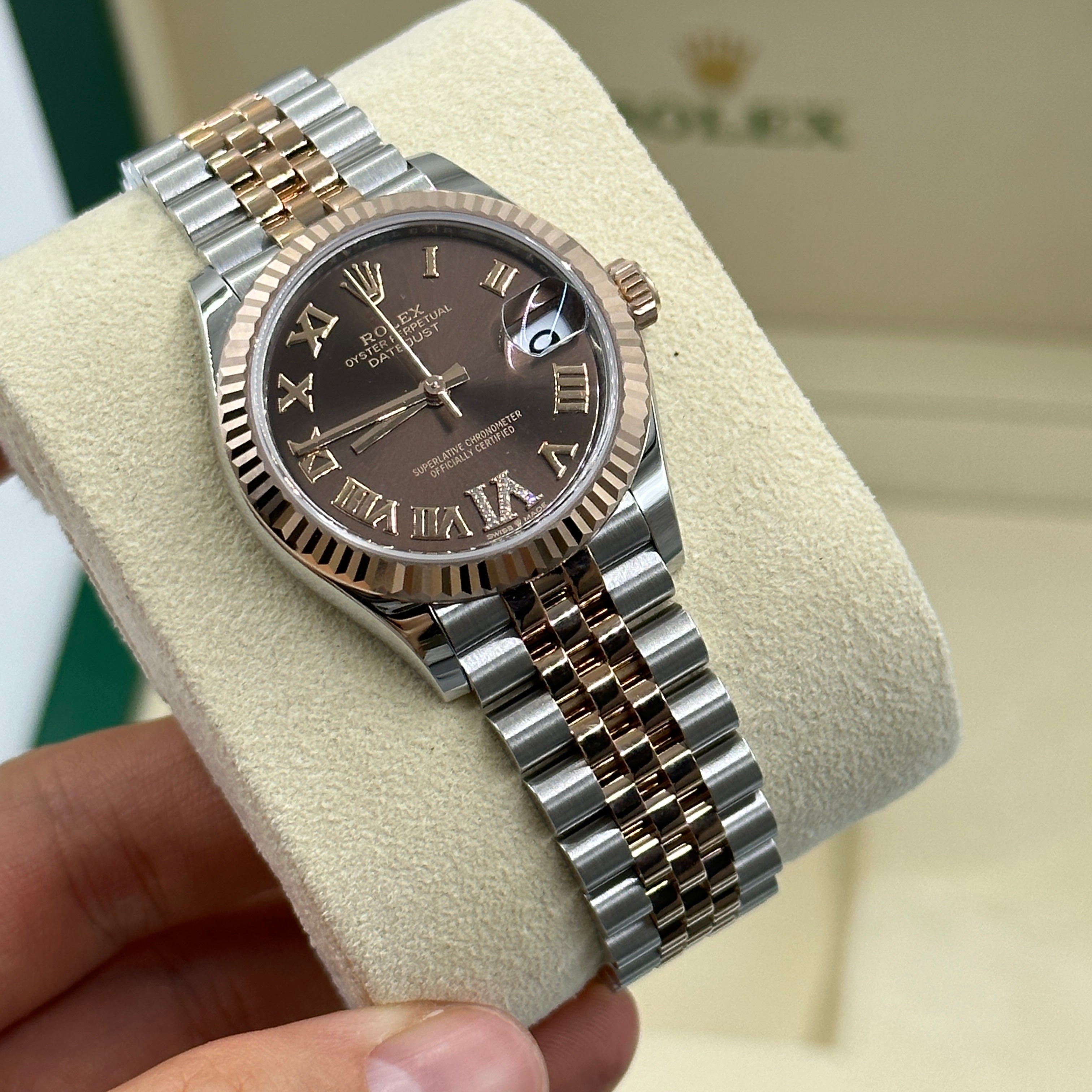 Rolex Dayjust 31 278271 VI Choco Roman Jubilee