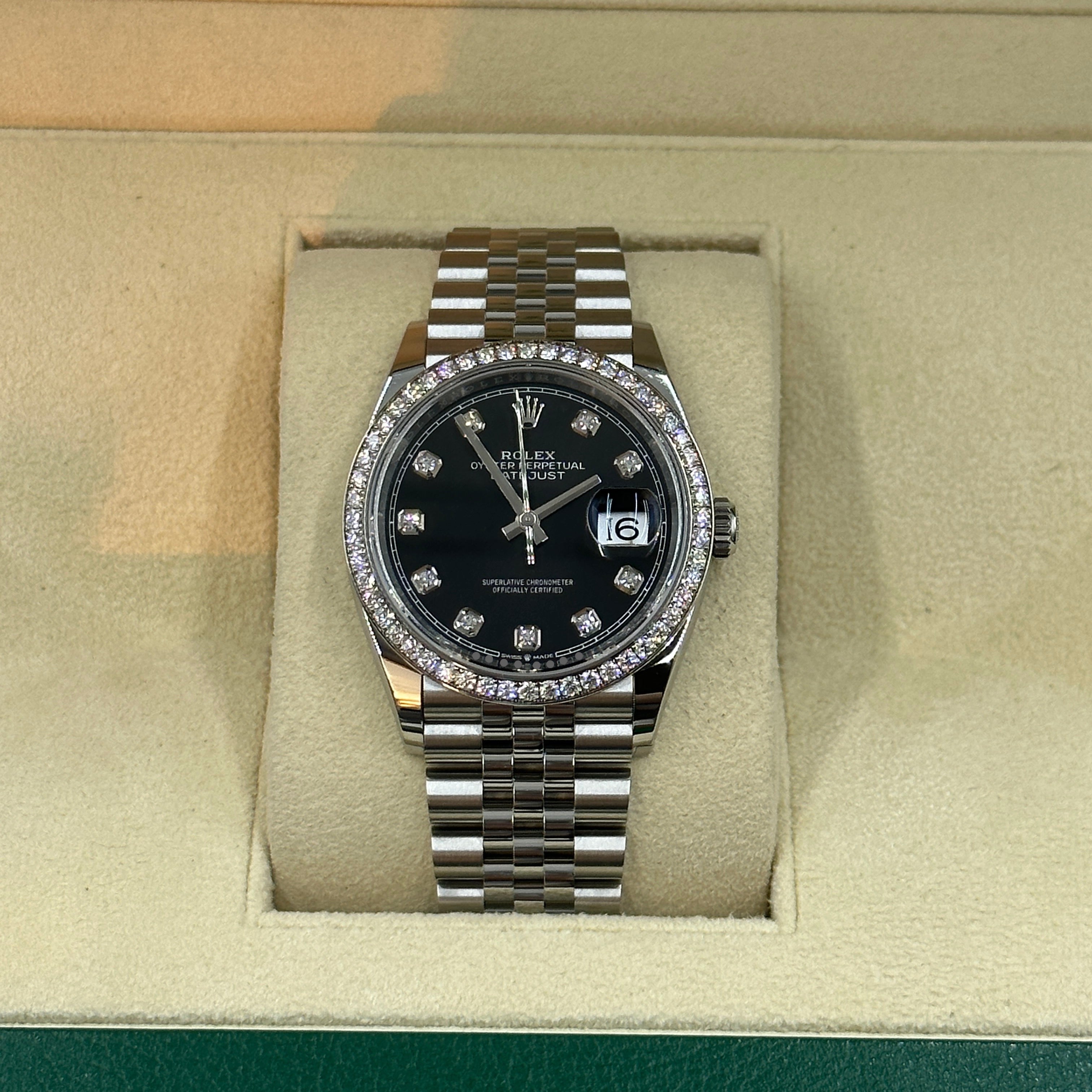 Rolex Datejust 36 126284RBR G Black Jubilee 2024