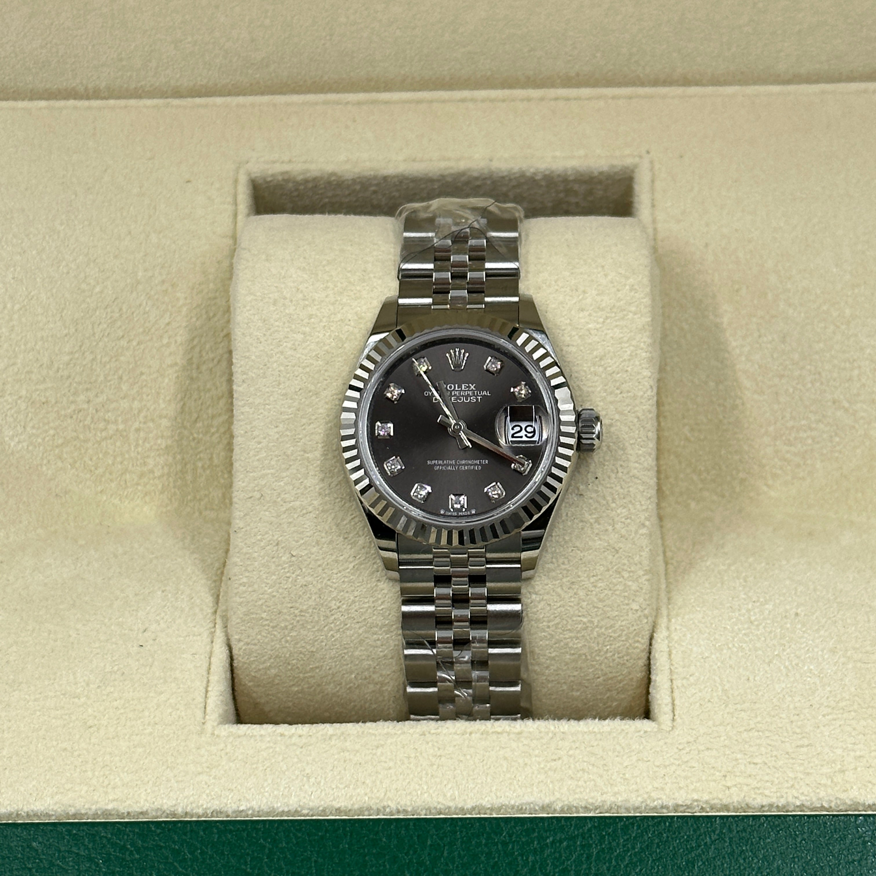 Rolex Lady-Datejust 28mm 279174G GREY JUB