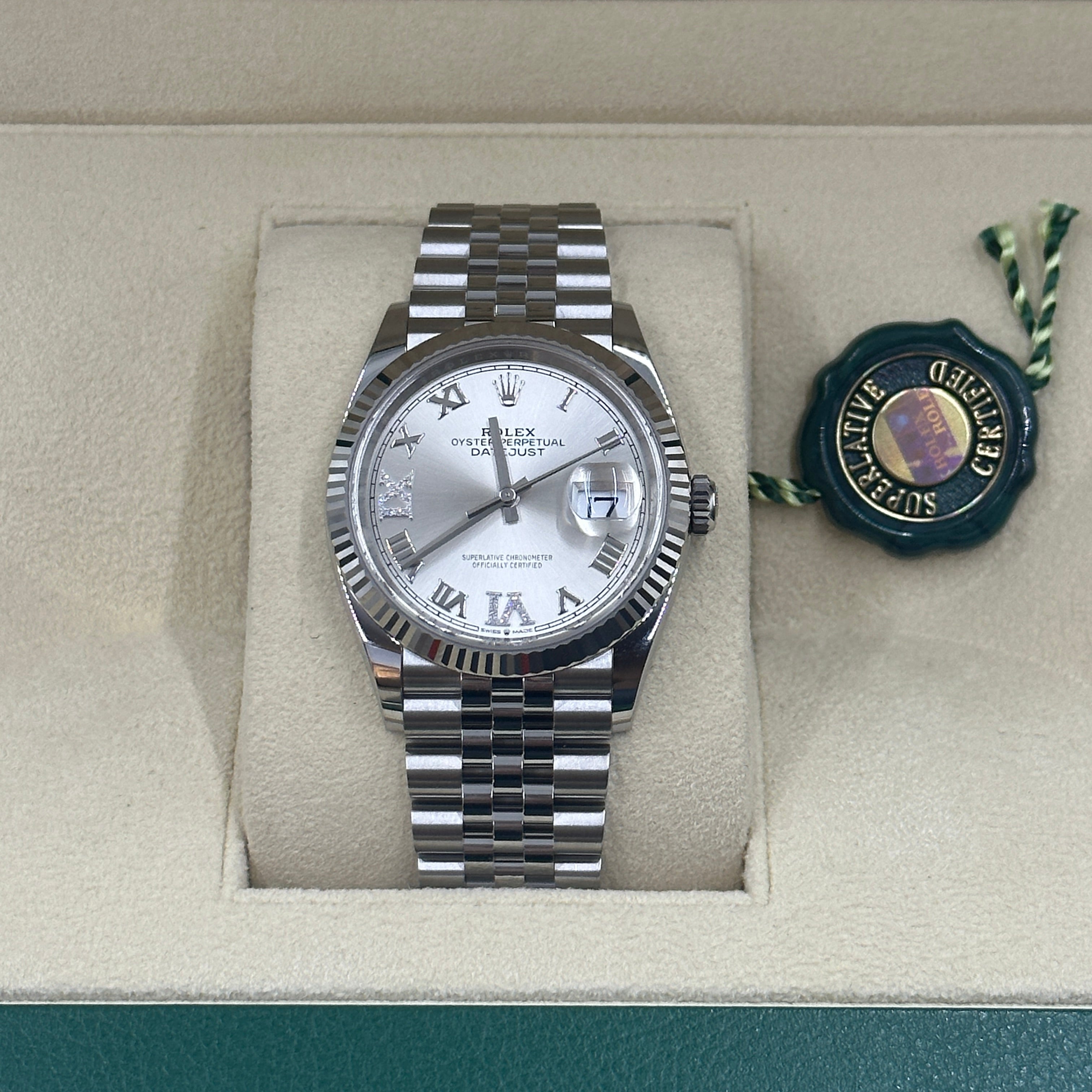 Rolex Datejust 36 126234 Silver VIIX Jubilee 2025