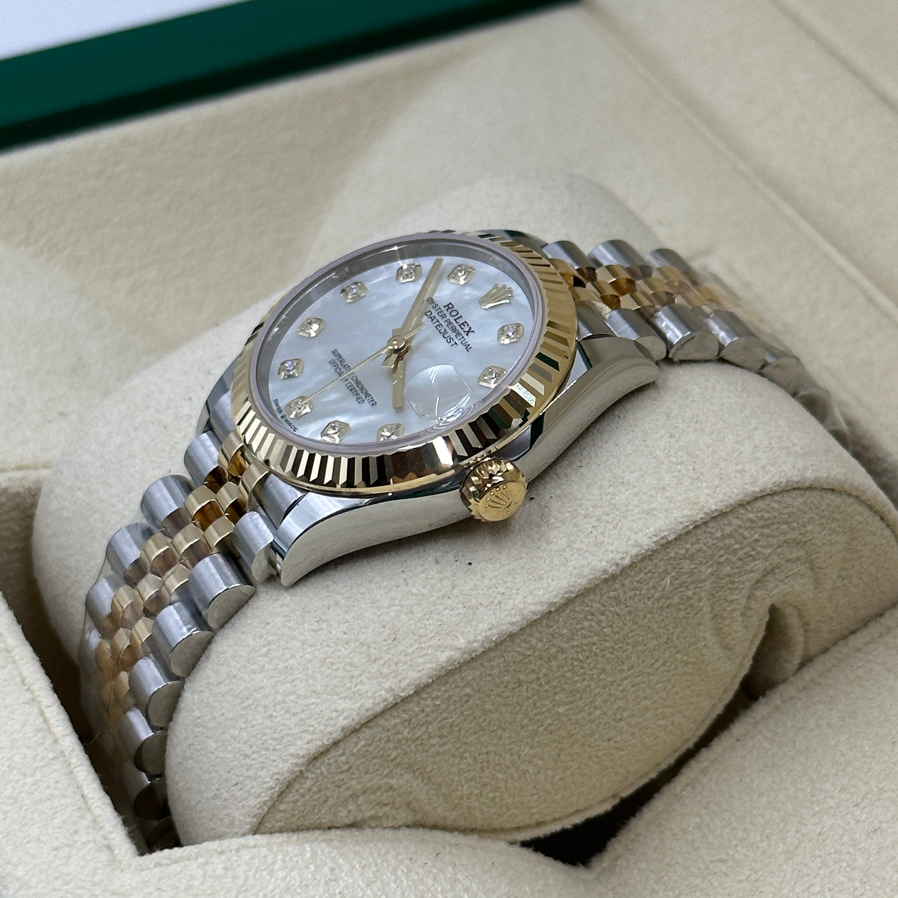 Rolex Datejust 31 278273NG White Jubilee 2025