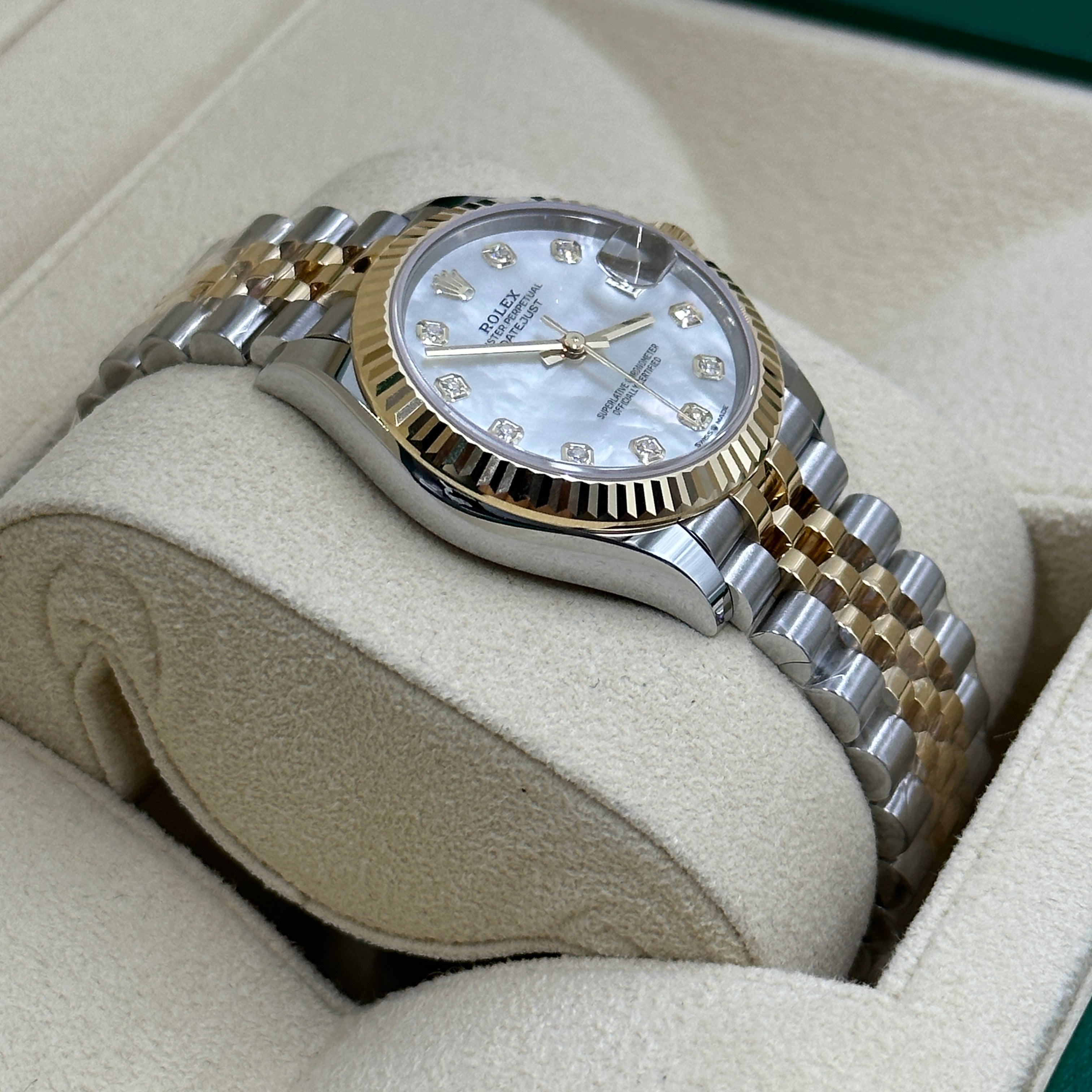Rolex Datejust 31 278273NG White Jubilee 2025