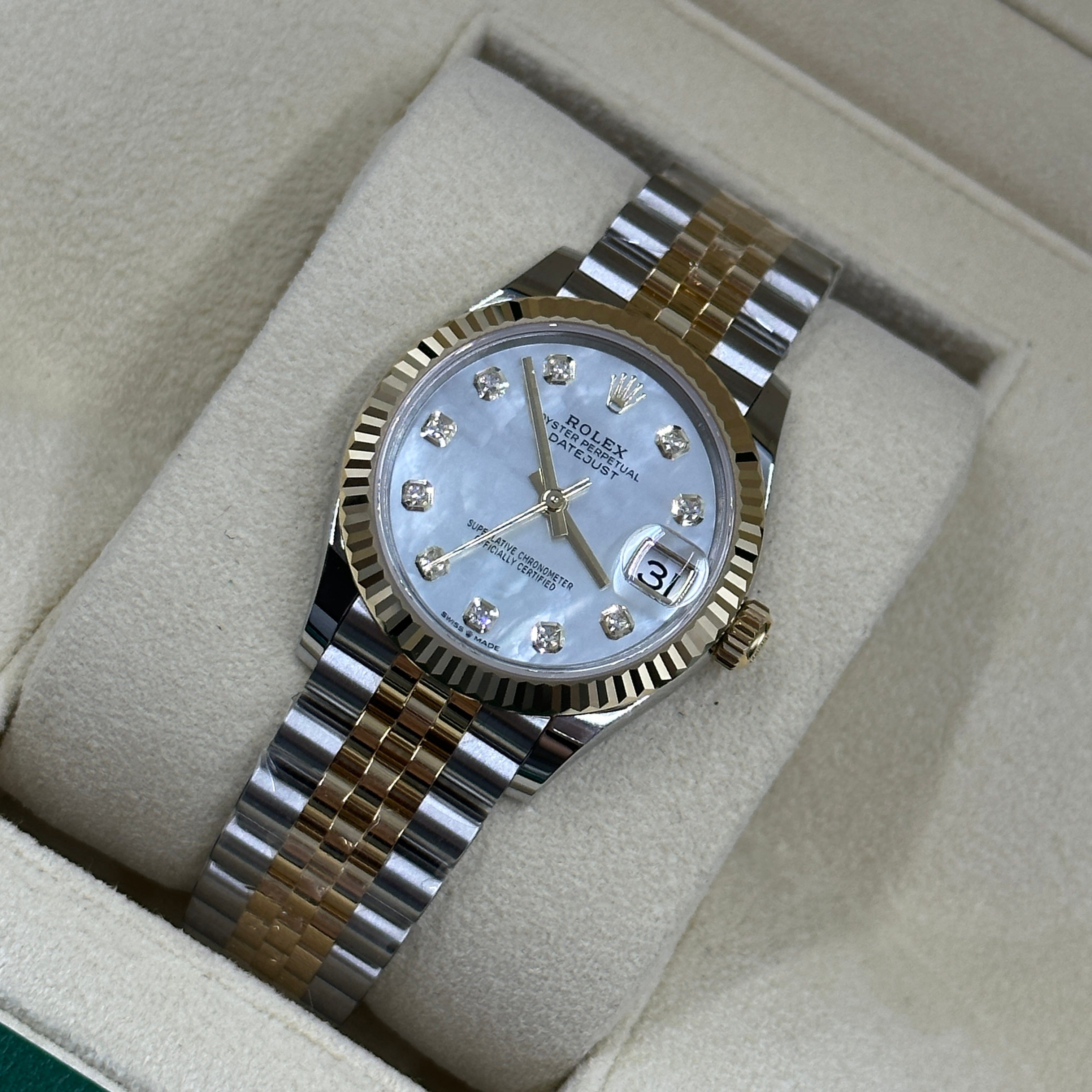 Rolex Datejust 31 278273NG White Jubilee 2025