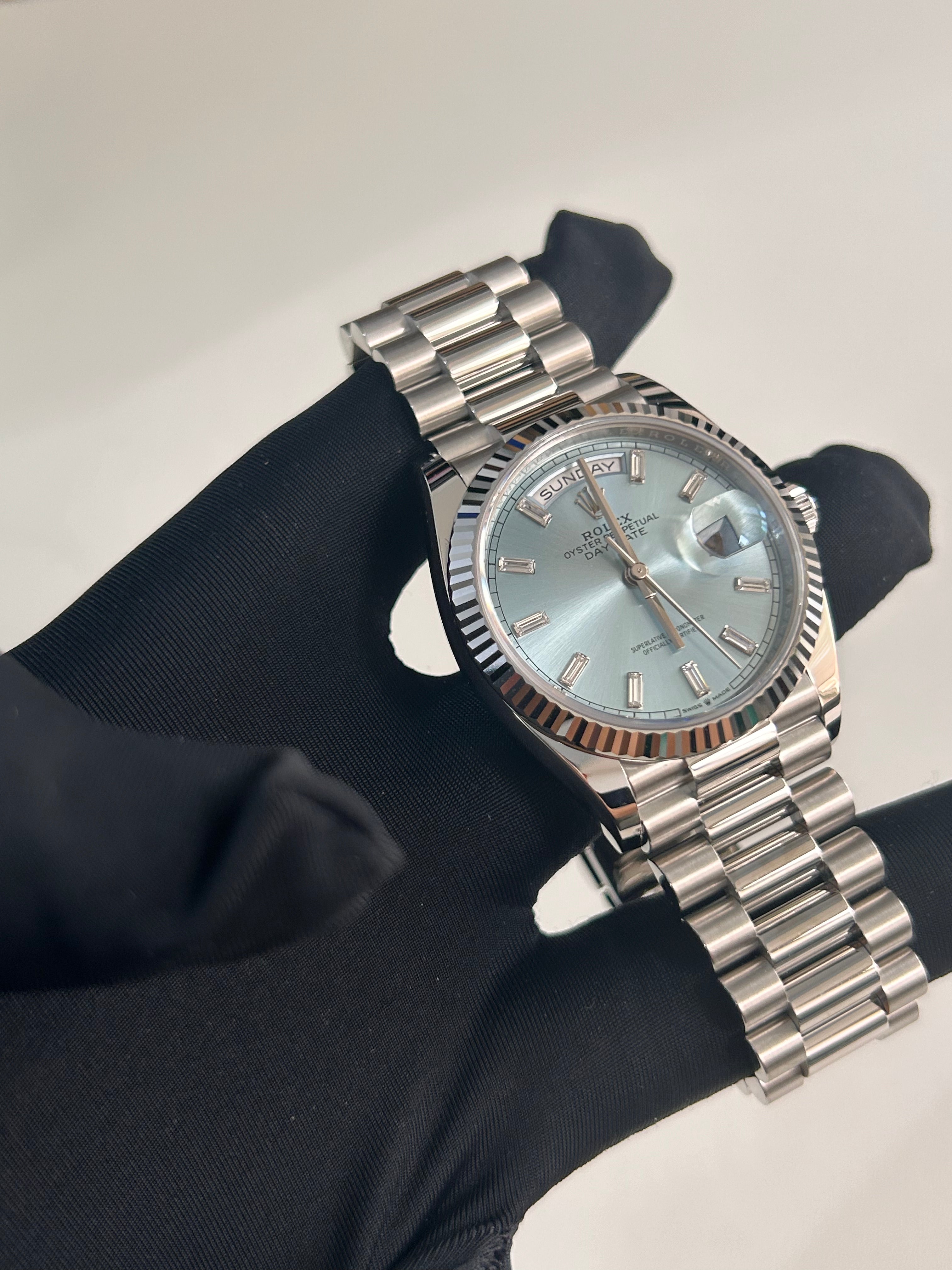 Rolex Day-Date 36 128236A Ice Blue 2025