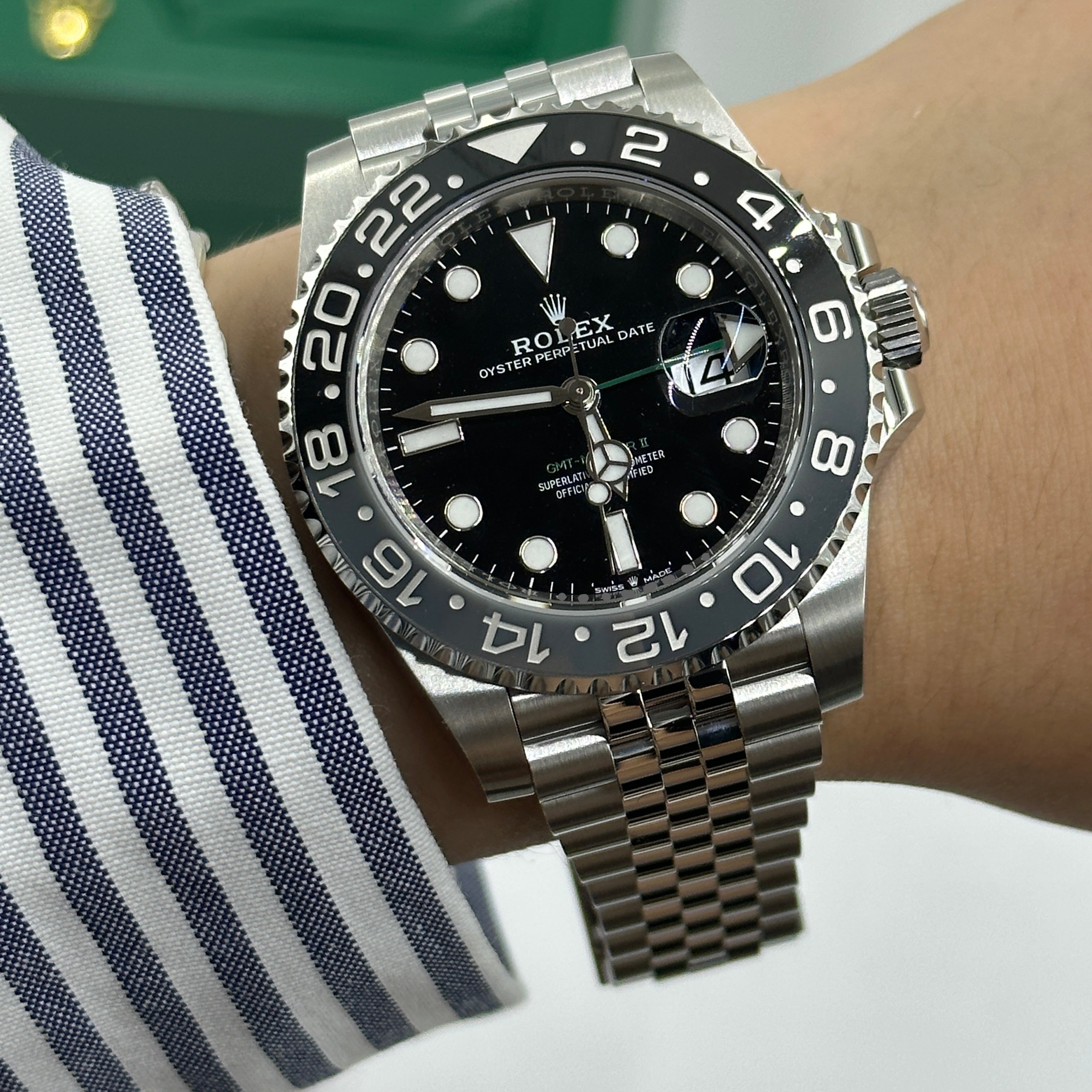 Rolex GMT-Master II 126710GRNR Jubilee 2025