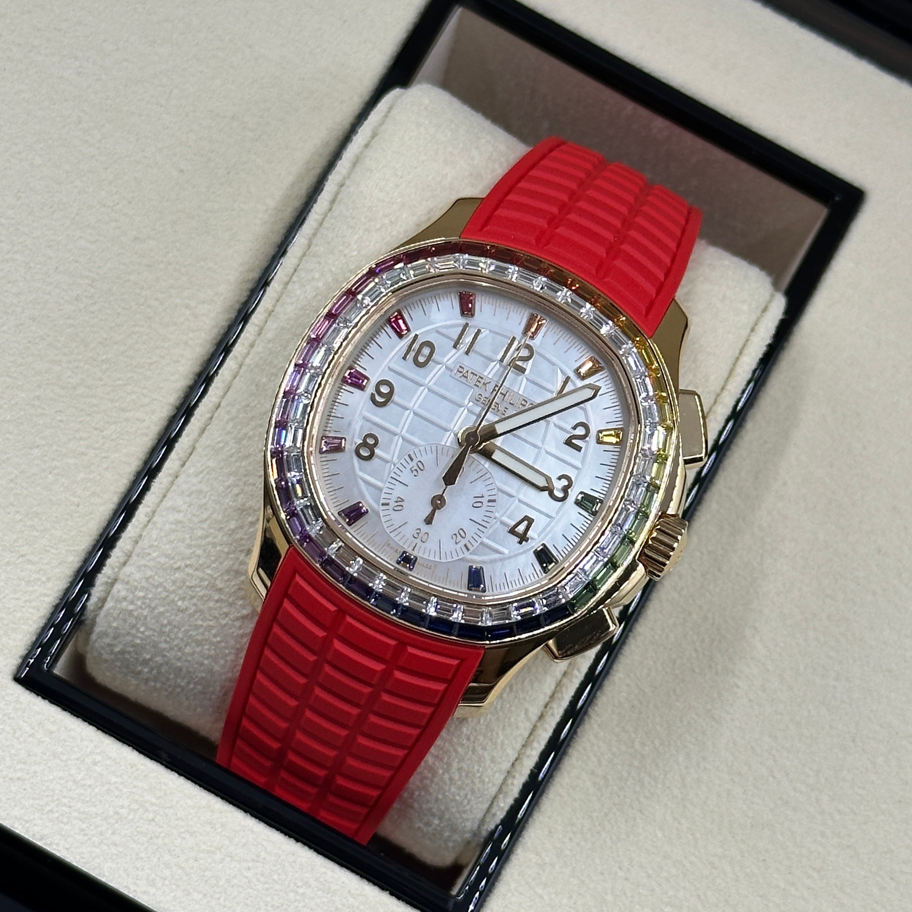 Patek Philippe 7968/300R-001 Aquanaut Luce Rainbow Chronograph Rose Gold