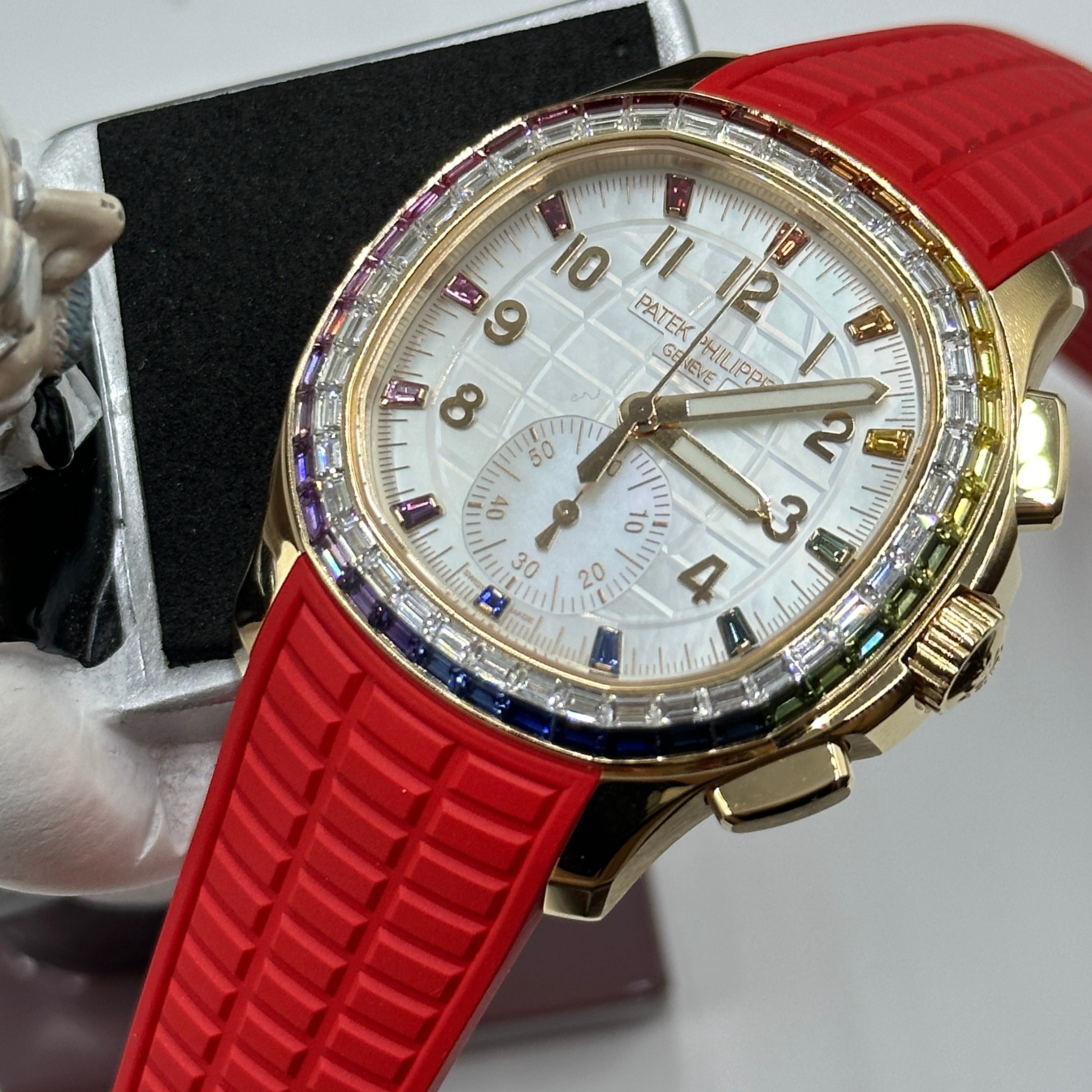 Patek Philippe 7968/300R-001 Aquanaut Luce Rainbow Chronograph Rose Gold