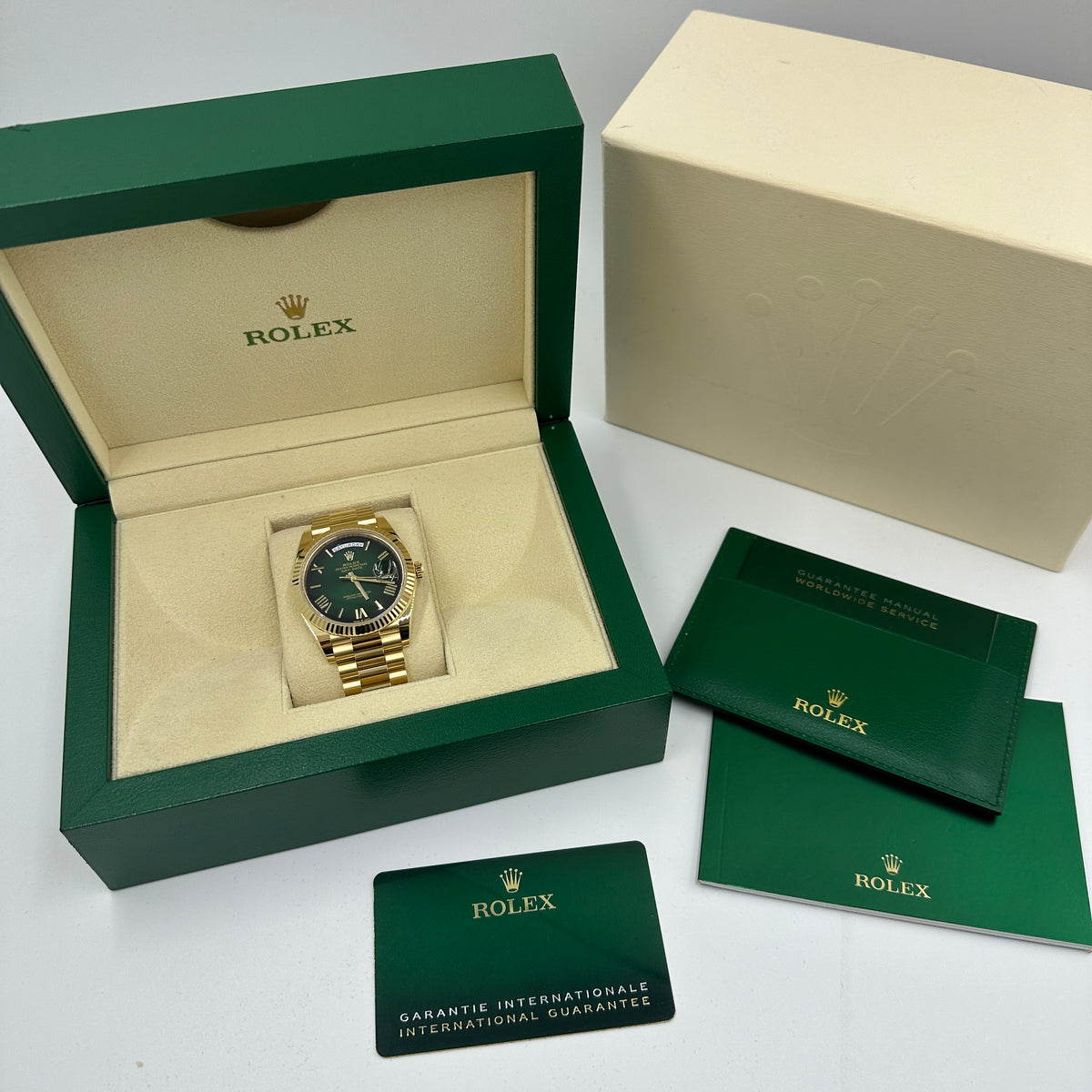 Rolex Day-Date 40 228238 Green Ombré Roman 2026